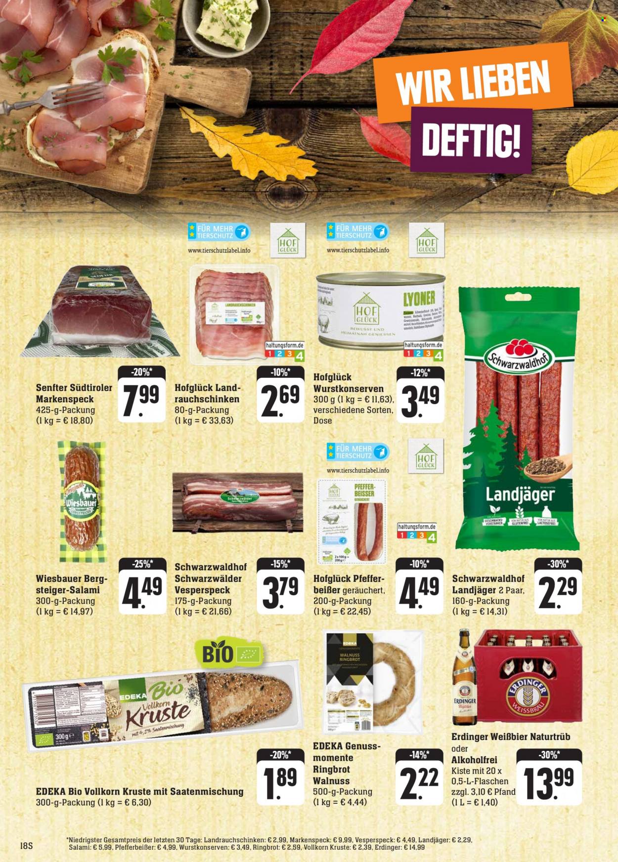 Edeka Prospekte  - 9.10.2023 - 14.10.2023. Seite 18