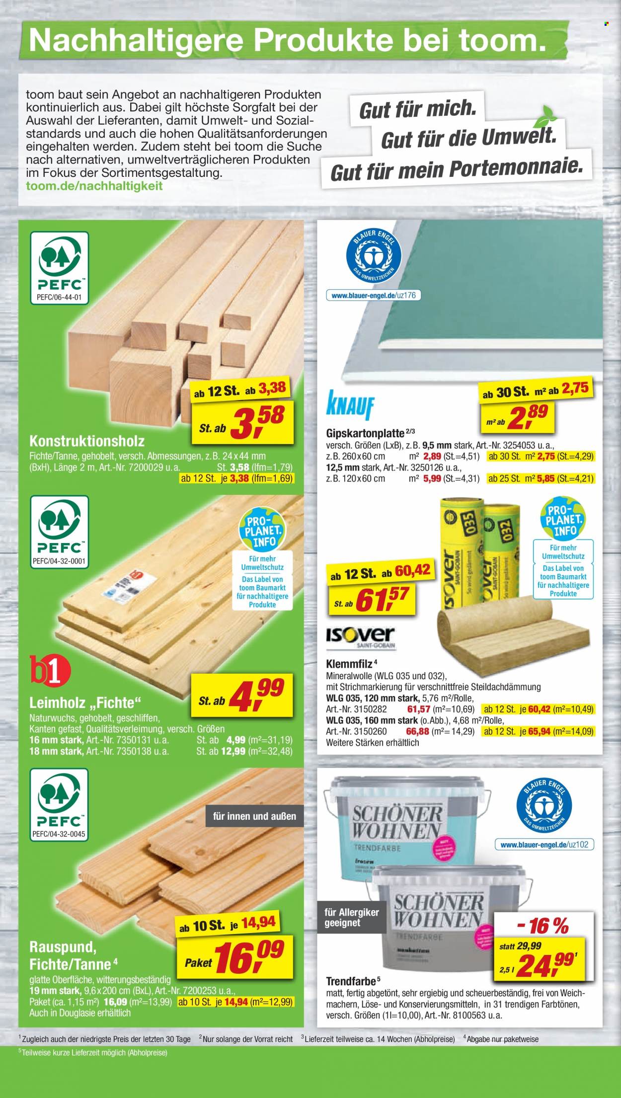 toom Baumarkt Prospekte  - 14.10.2023 - 20.10.2023. Seite 4