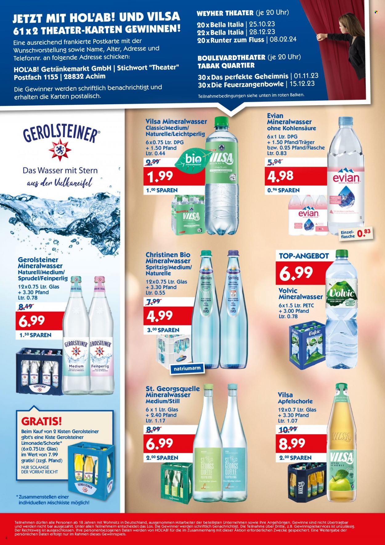 Hol'ab! Getränkemarkt Prospekte  - 9.10.2023 - 14.10.2023. Seite 4