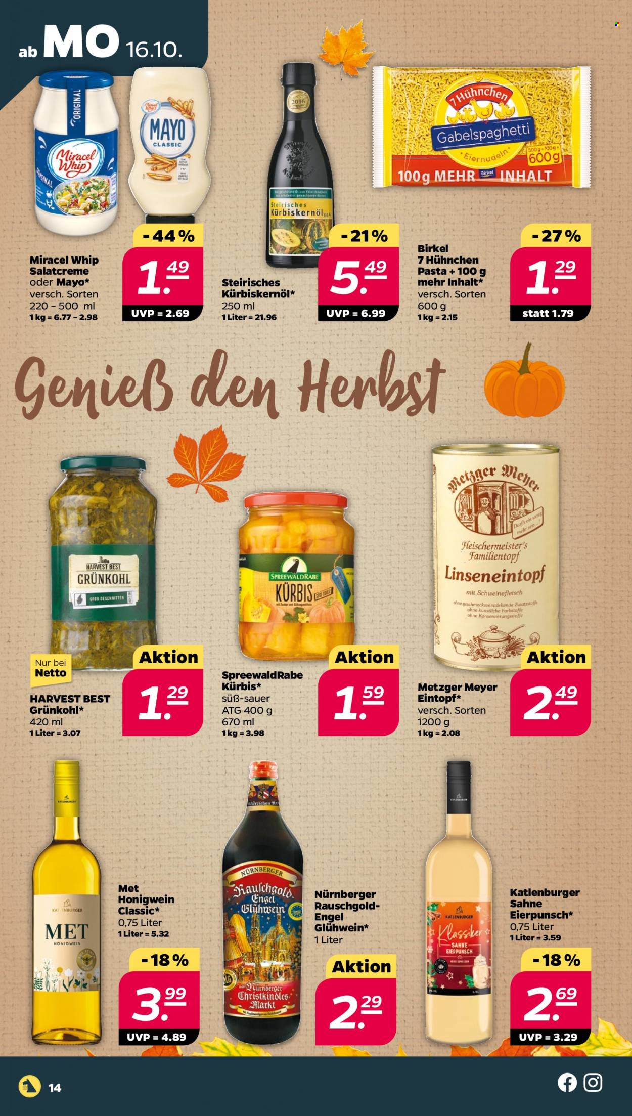 Netto Prospekte  - 16.10.2023 - 21.10.2023. Seite 14