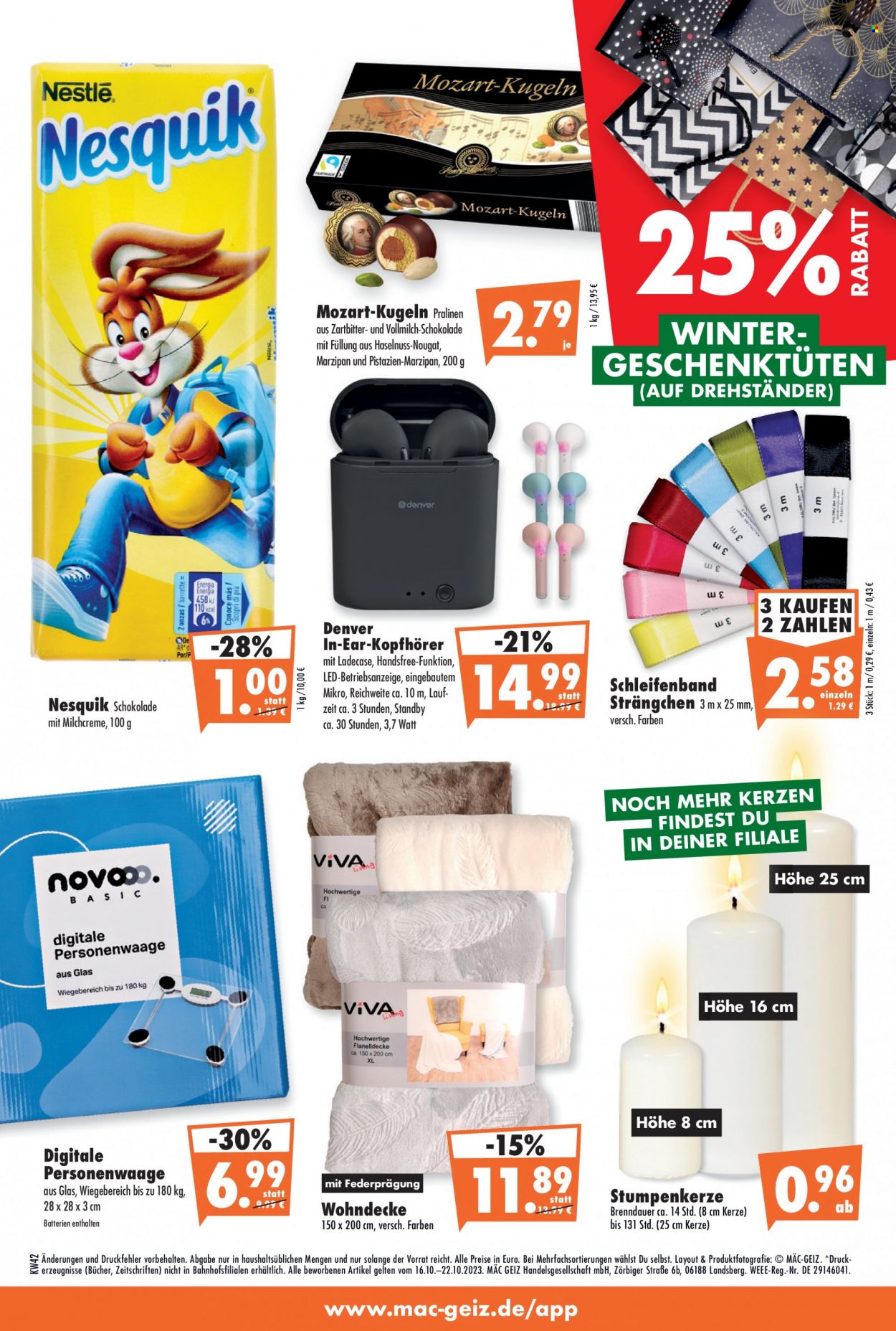 Mäc-Geiz Prospekte  - 16.10.2023 - 22.10.2023. Seite 7