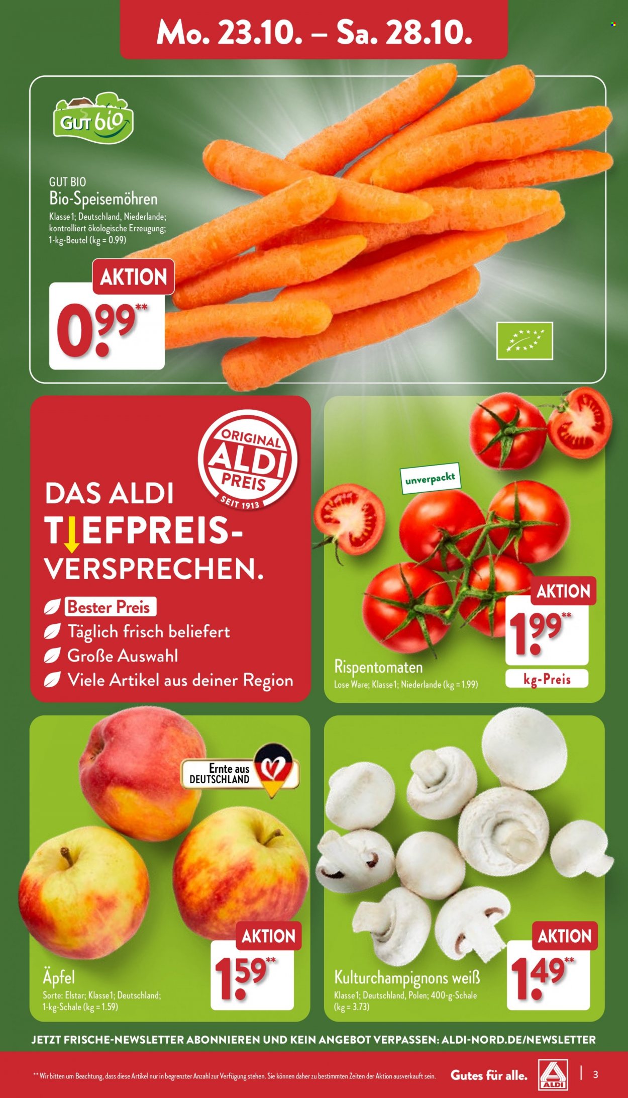 ALDI Nord Prospekte  - 23.10.2023 - 28.10.2023. Seite 3