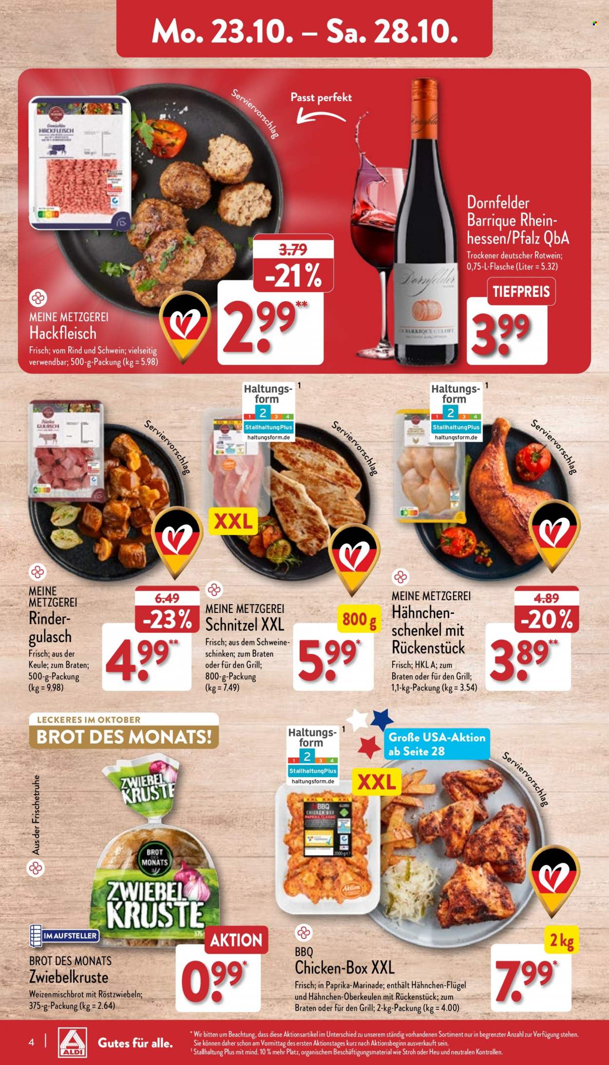 ALDI Nord Prospekte  - 23.10.2023 - 28.10.2023. Seite 4