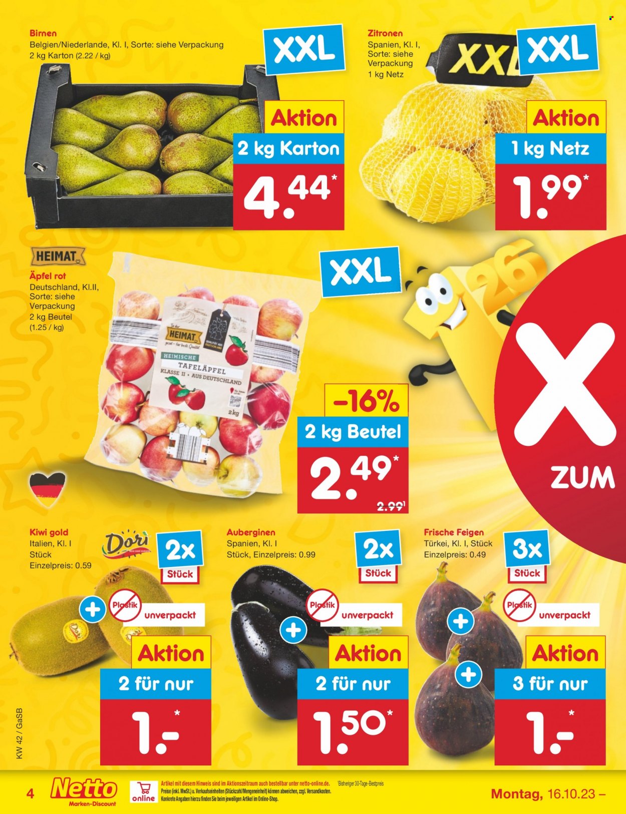 Netto Marken-Discount Prospekte  - 16.10.2023 - 21.10.2023. Seite 4