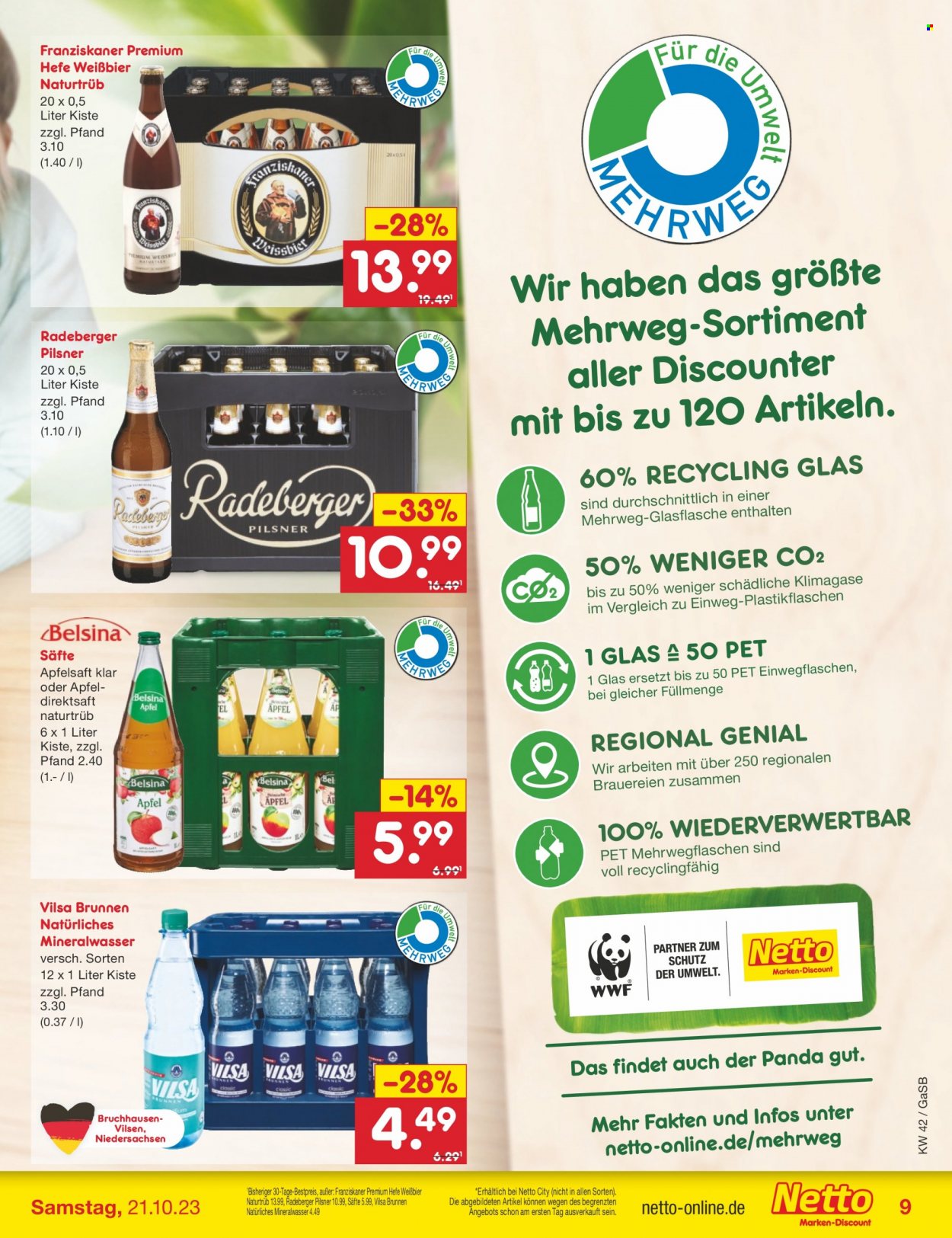 Netto Marken-Discount Prospekte  - 16.10.2023 - 21.10.2023. Seite 9