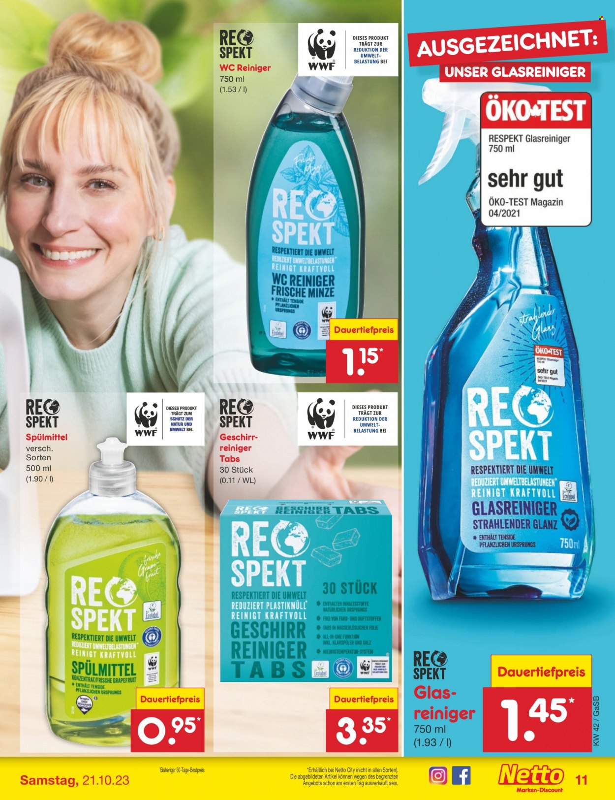 Netto Marken-Discount Prospekte  - 16.10.2023 - 21.10.2023. Seite 11