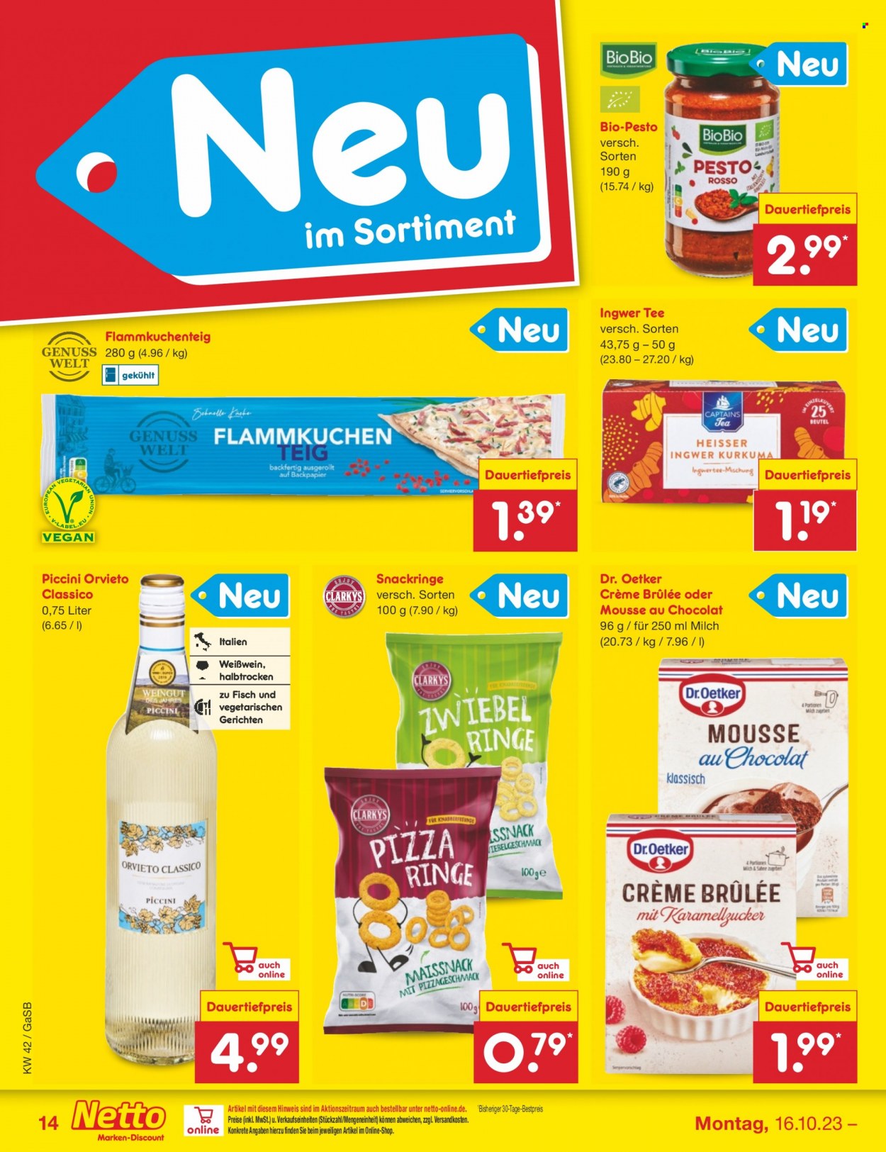 Netto Marken-Discount Prospekte  - 16.10.2023 - 21.10.2023. Seite 16