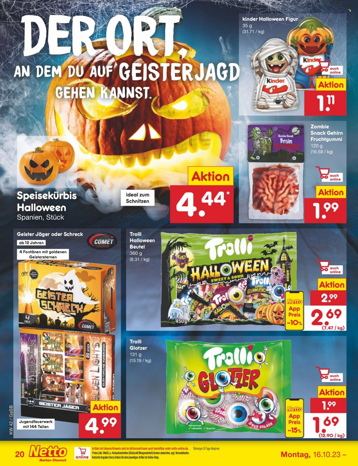 Netto Marken-Discount Prospekte  - 16.10.2023 - 21.10.2023. Seite 22