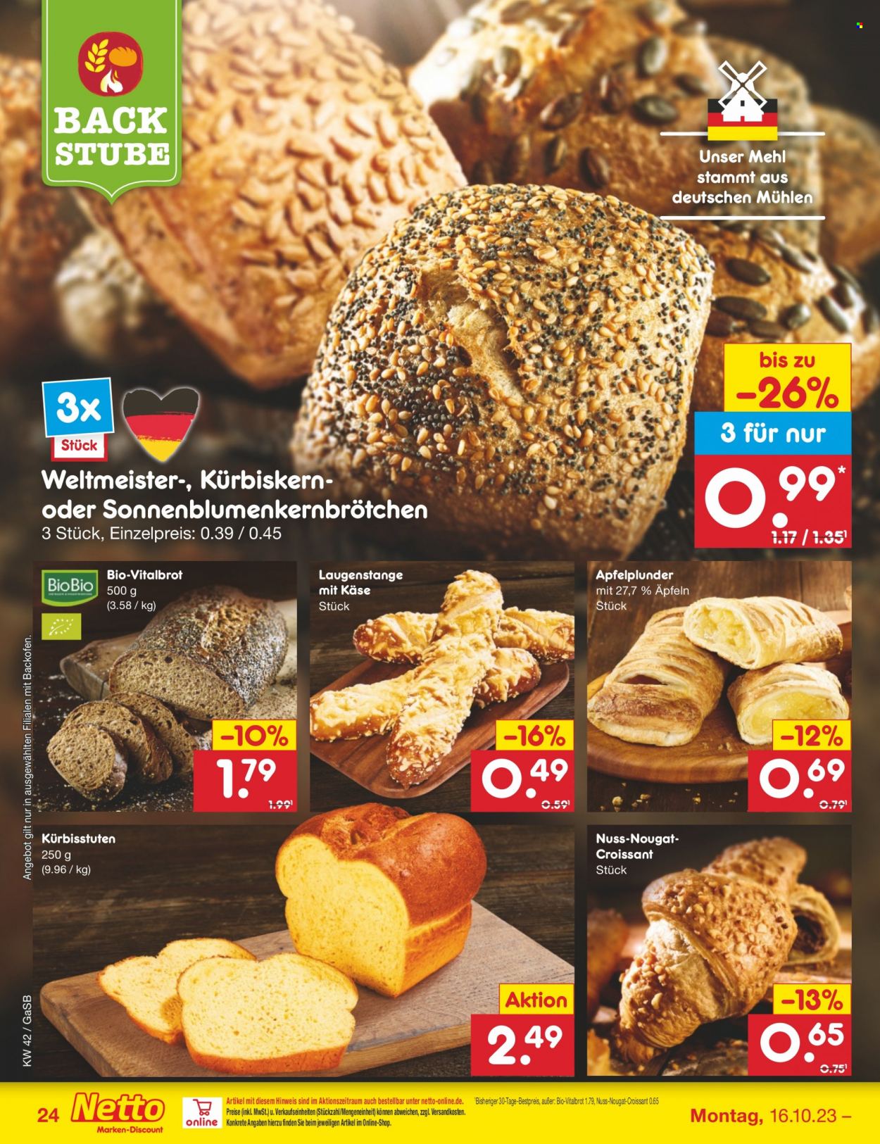 Netto Marken-Discount Prospekte  - 16.10.2023 - 21.10.2023. Seite 26