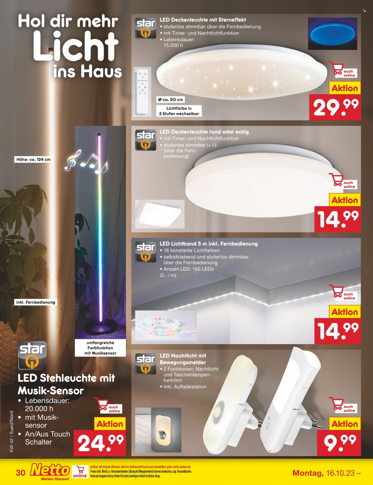 Netto Marken-Discount Prospekte  - 16.10.2023 - 21.10.2023. Seite 34