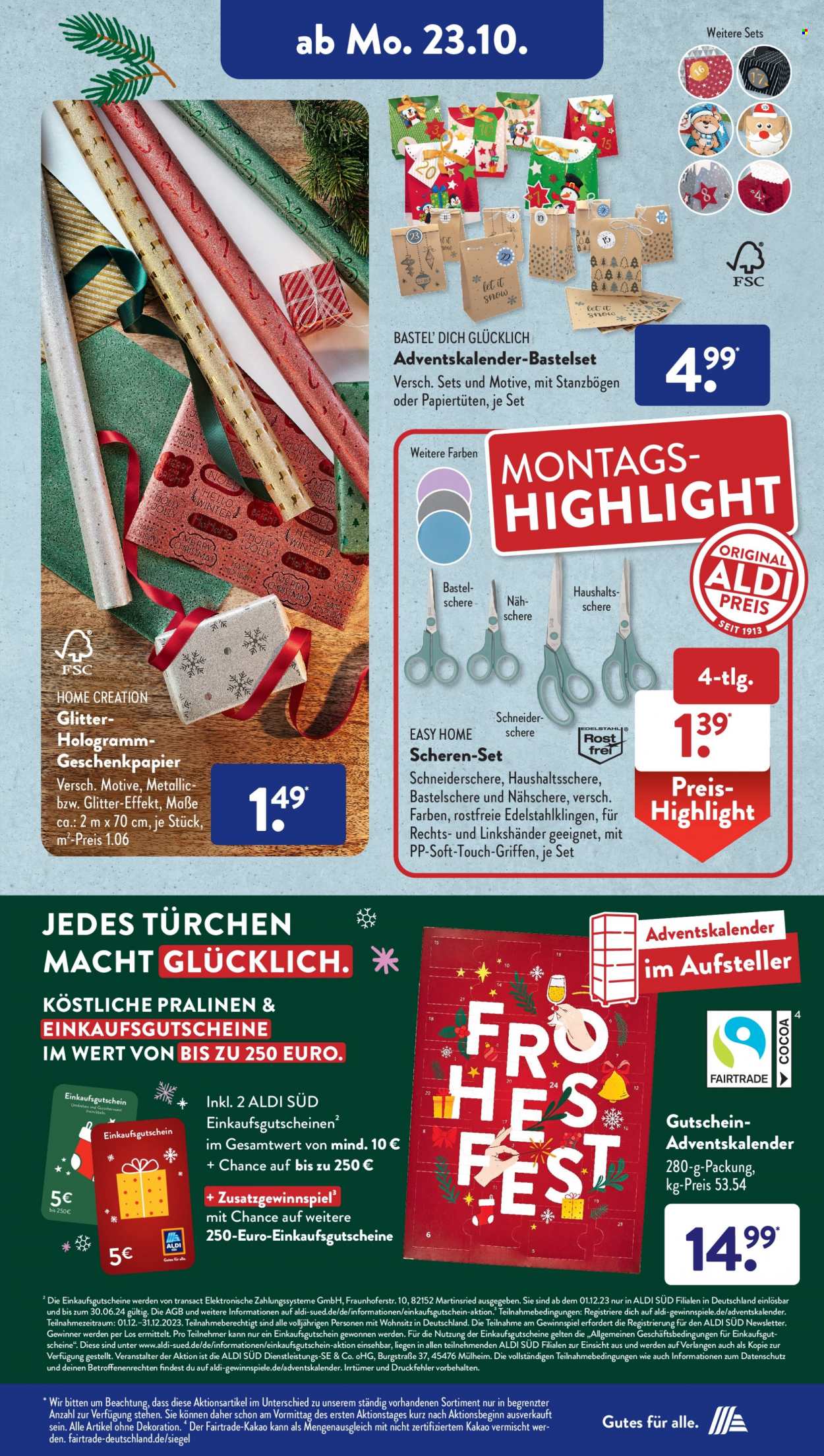 ALDI SÜD Prospekte  - 23.10.2023 - 28.10.2023. Seite 15