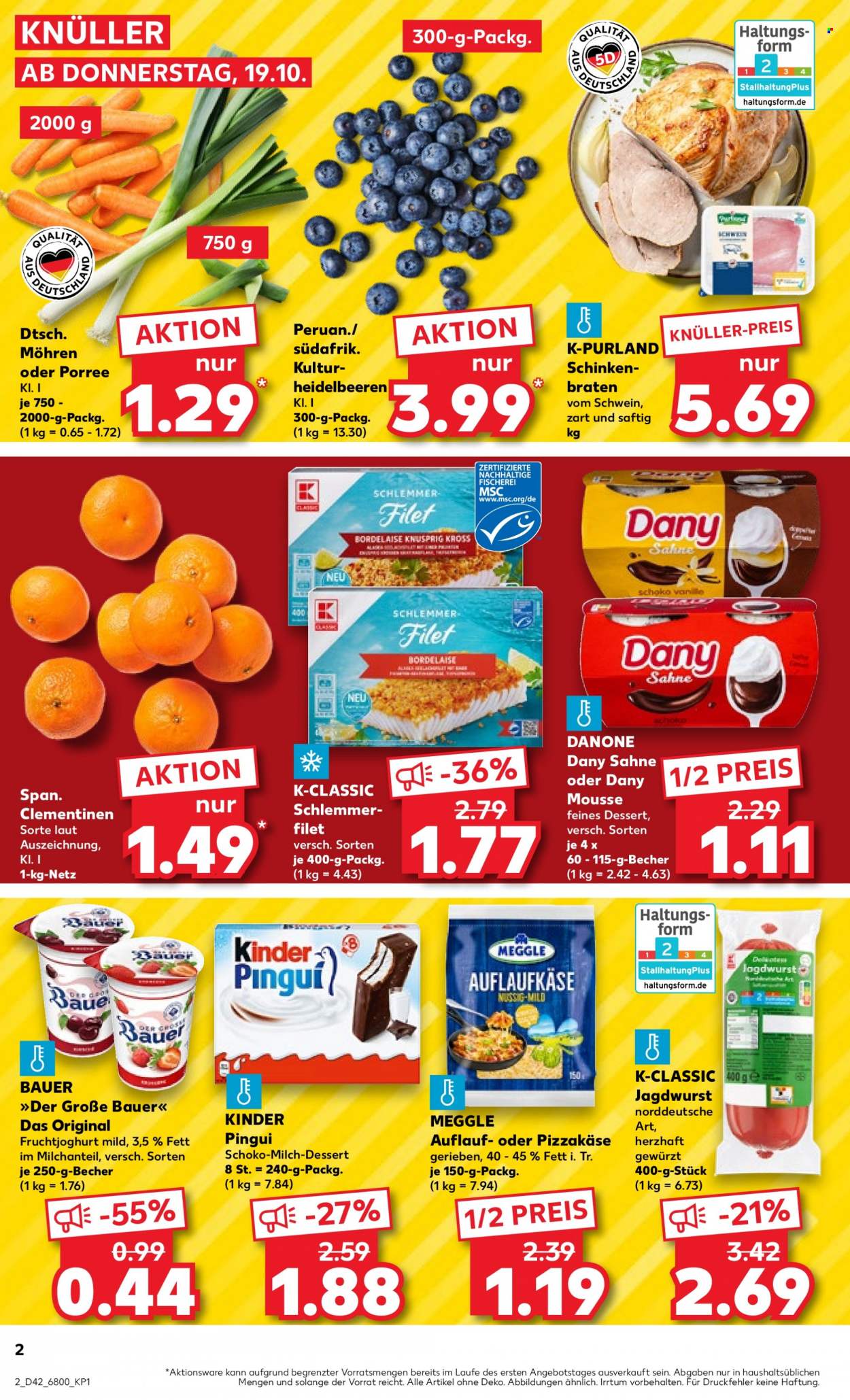 Kaufland Prospekte  - 19.10.2023 - 25.10.2023. Seite 2
