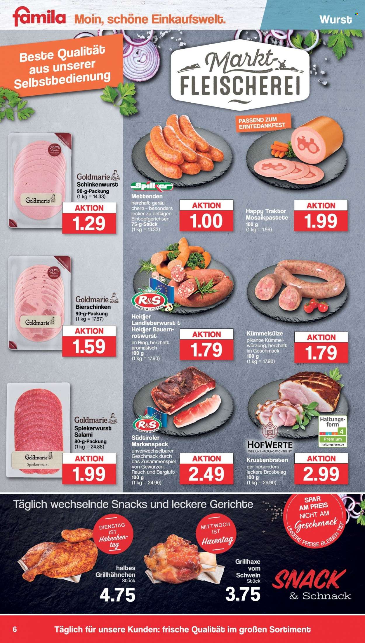 famila Prospekte  - 16.10.2023 - 21.10.2023. Seite 6