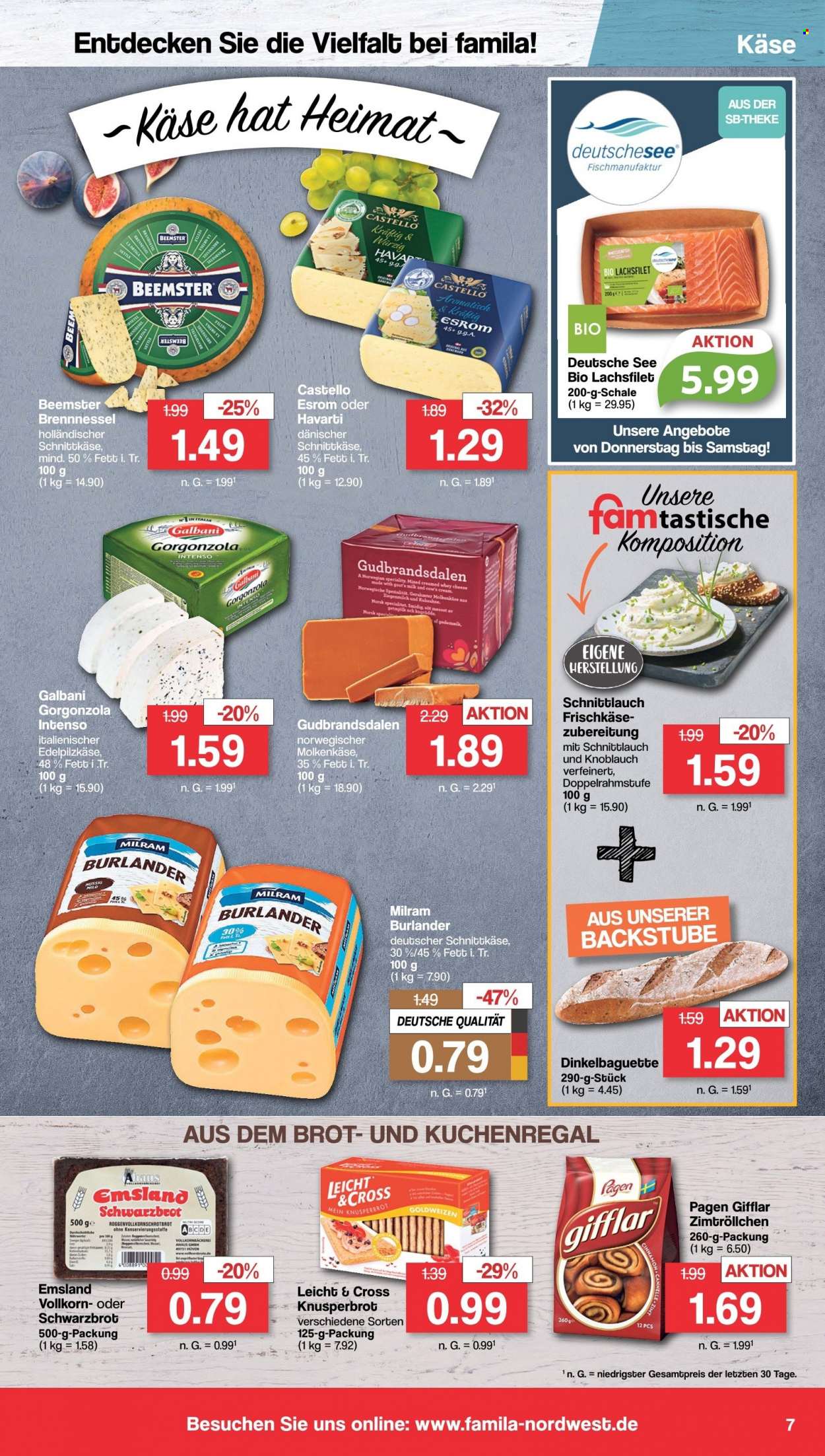 famila Prospekte  - 16.10.2023 - 21.10.2023. Seite 7