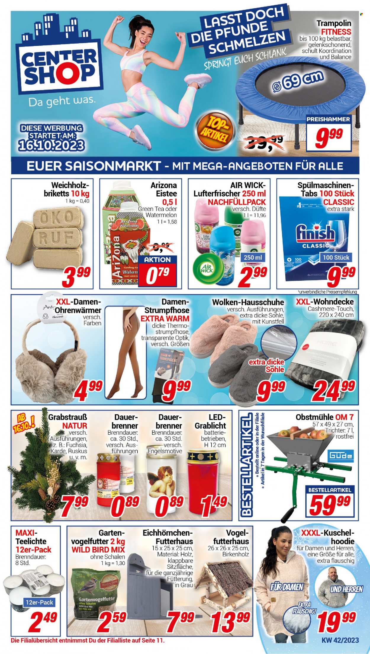 CENTERSHOP Prospekte  - 16.10.2023 - 21.10.2023. Seite 1