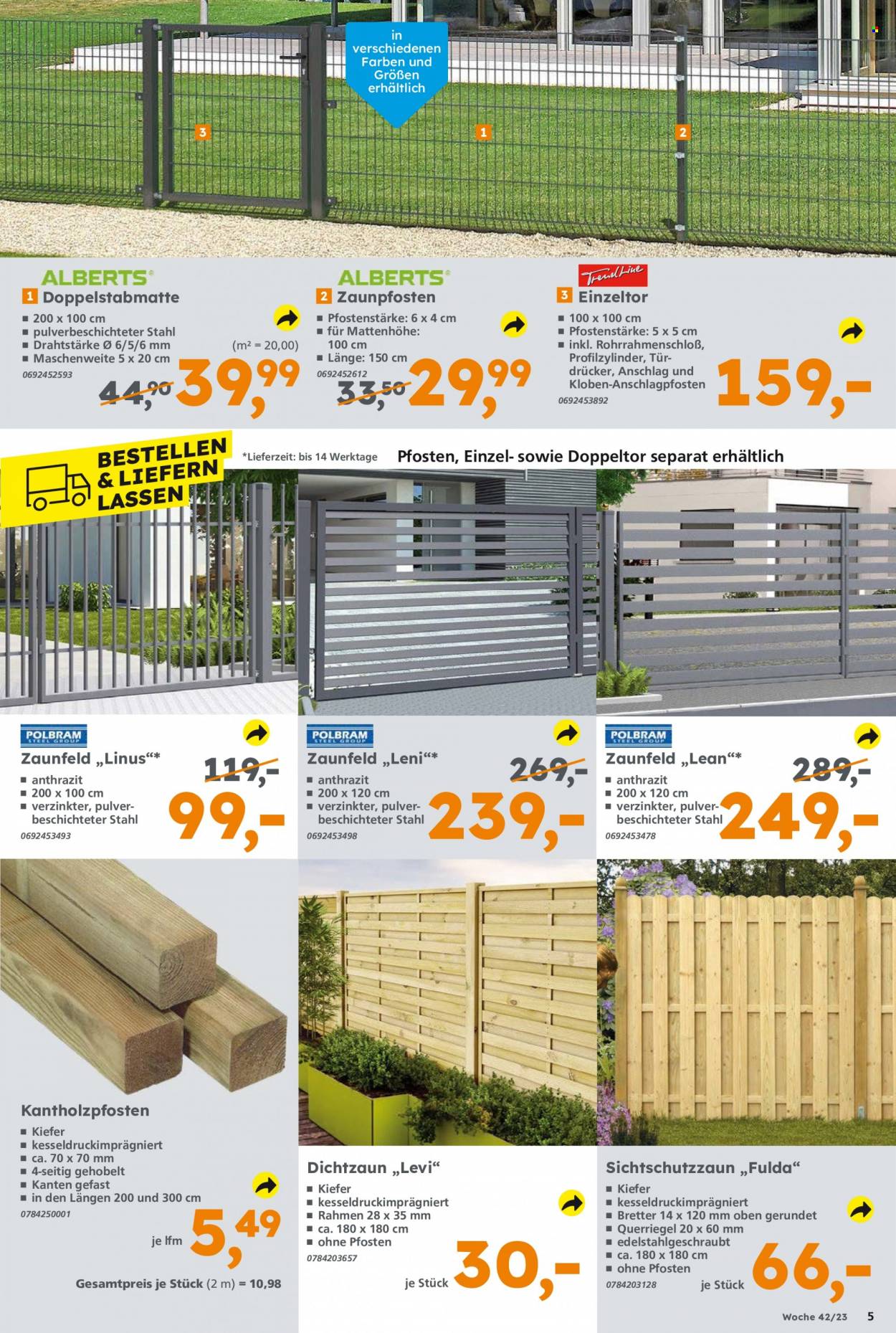 Globus Baumarkt Prospekte  - 16.10.2023 - 21.10.2023. Seite 5