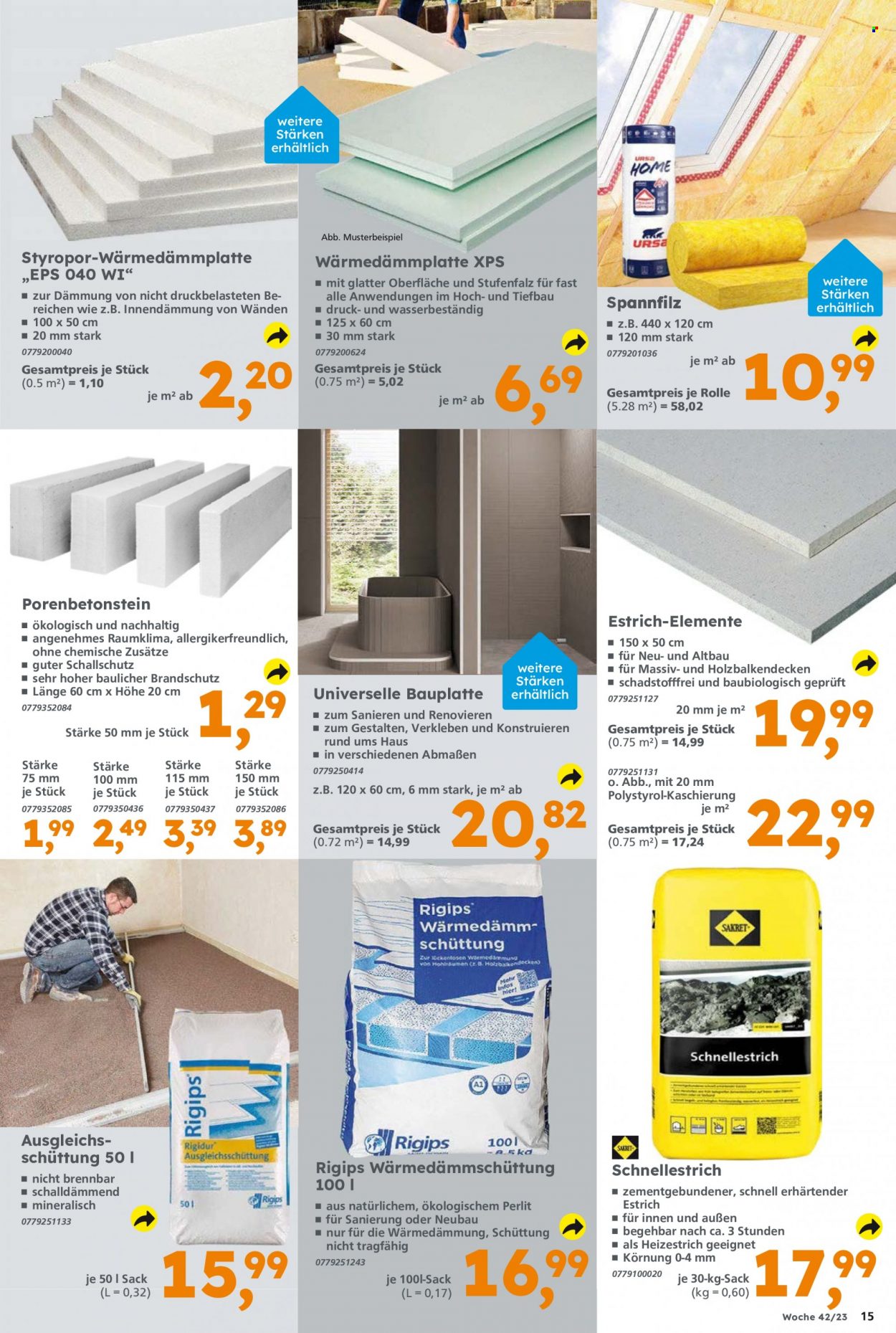 Globus Baumarkt Prospekte  - 16.10.2023 - 21.10.2023. Seite 15