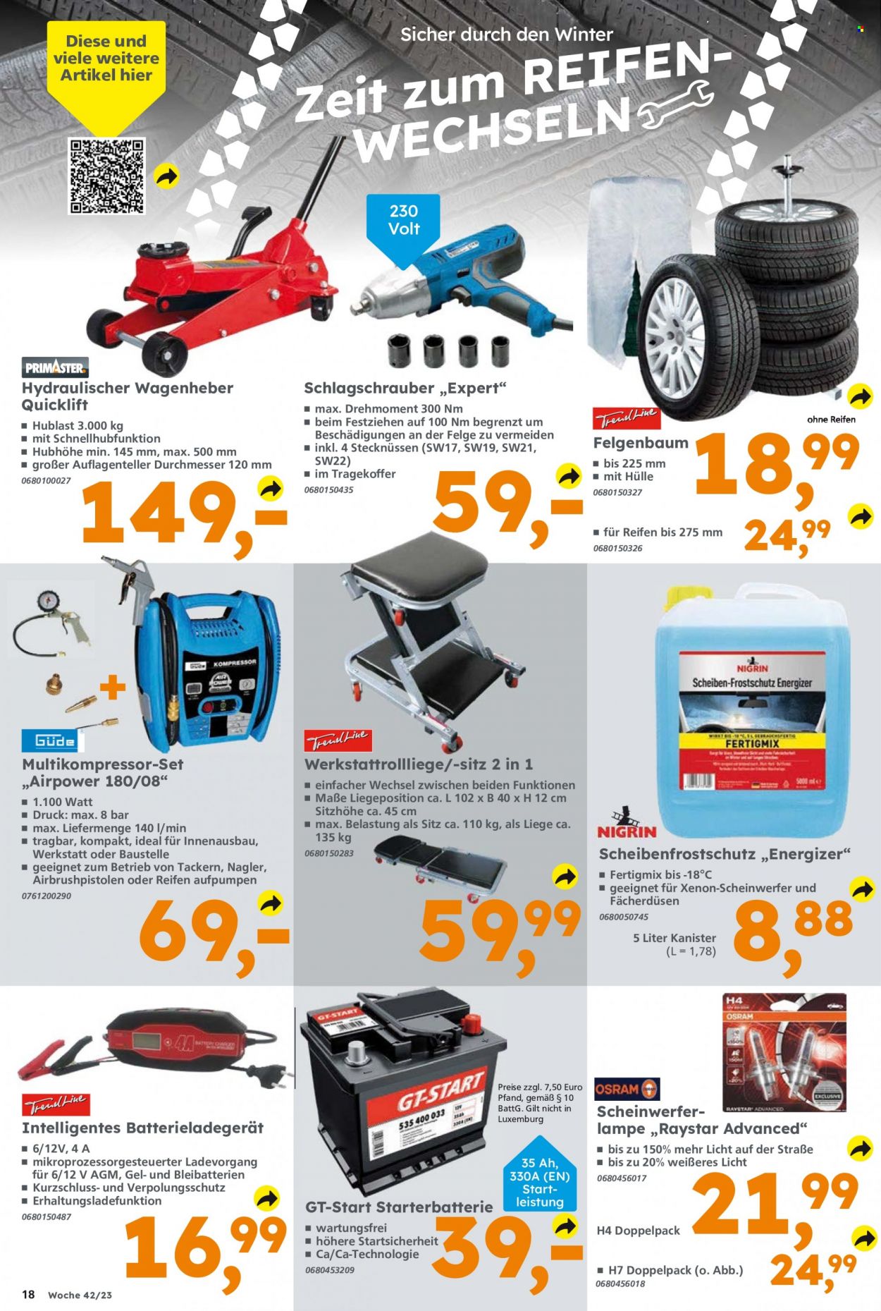 Globus Baumarkt Prospekte  - 16.10.2023 - 21.10.2023. Seite 18