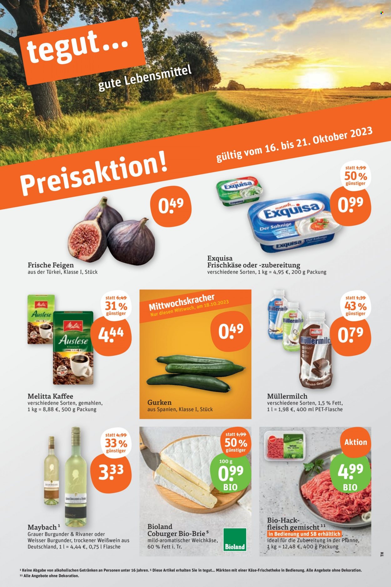 tegut... Prospekte  - 16.10.2023 - 21.10.2023. Seite 1