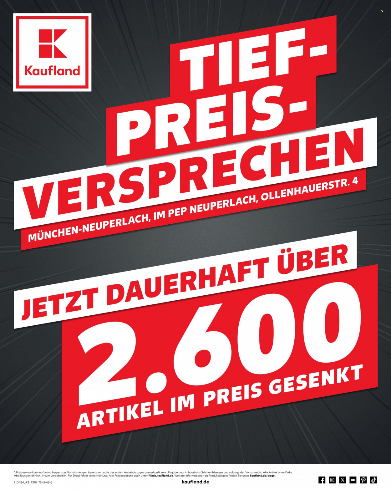 Kaufland Prospekte  - 19.10.2023 - 25.10.2023. Seite 1