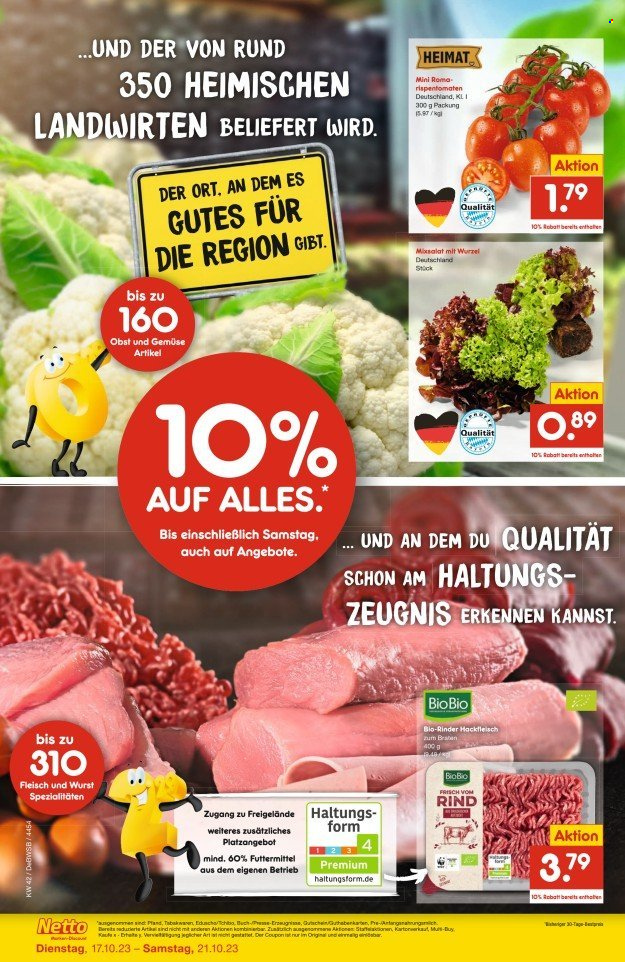 Netto Marken-Discount Prospekte  - 17.10.2023 - 21.10.2023. Seite 2