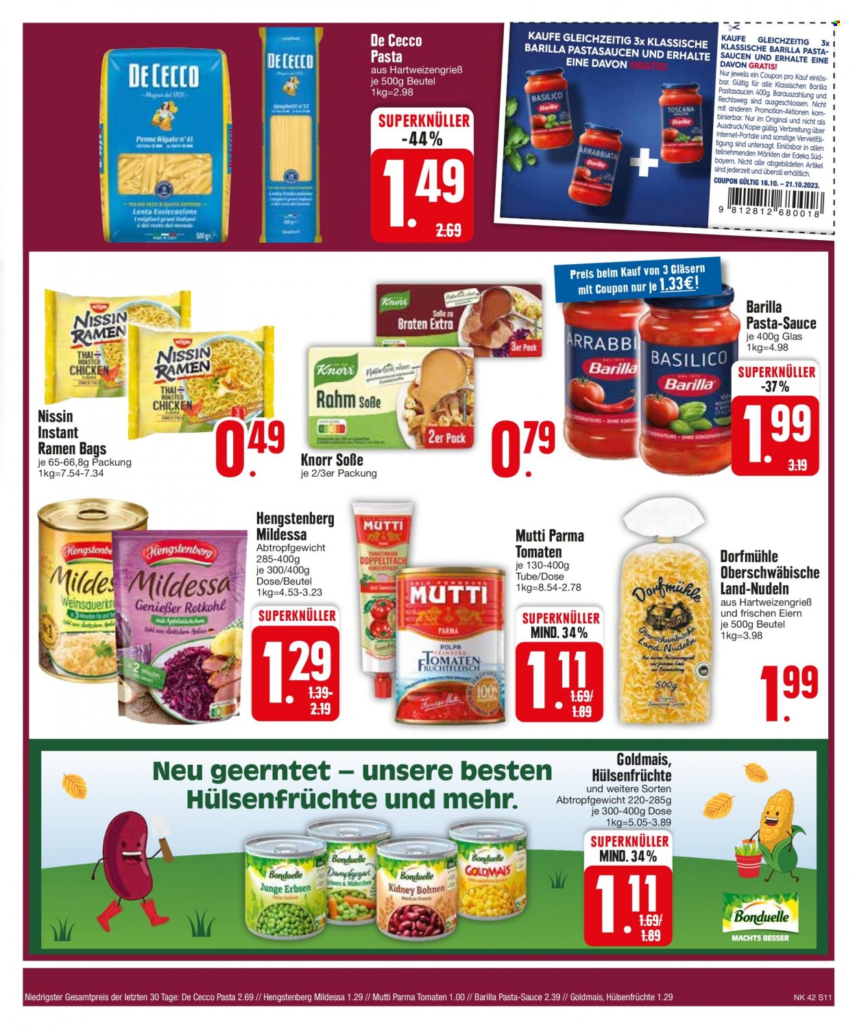 Edeka Prospekte  - 16.10.2023 - 21.10.2023. Seite 11