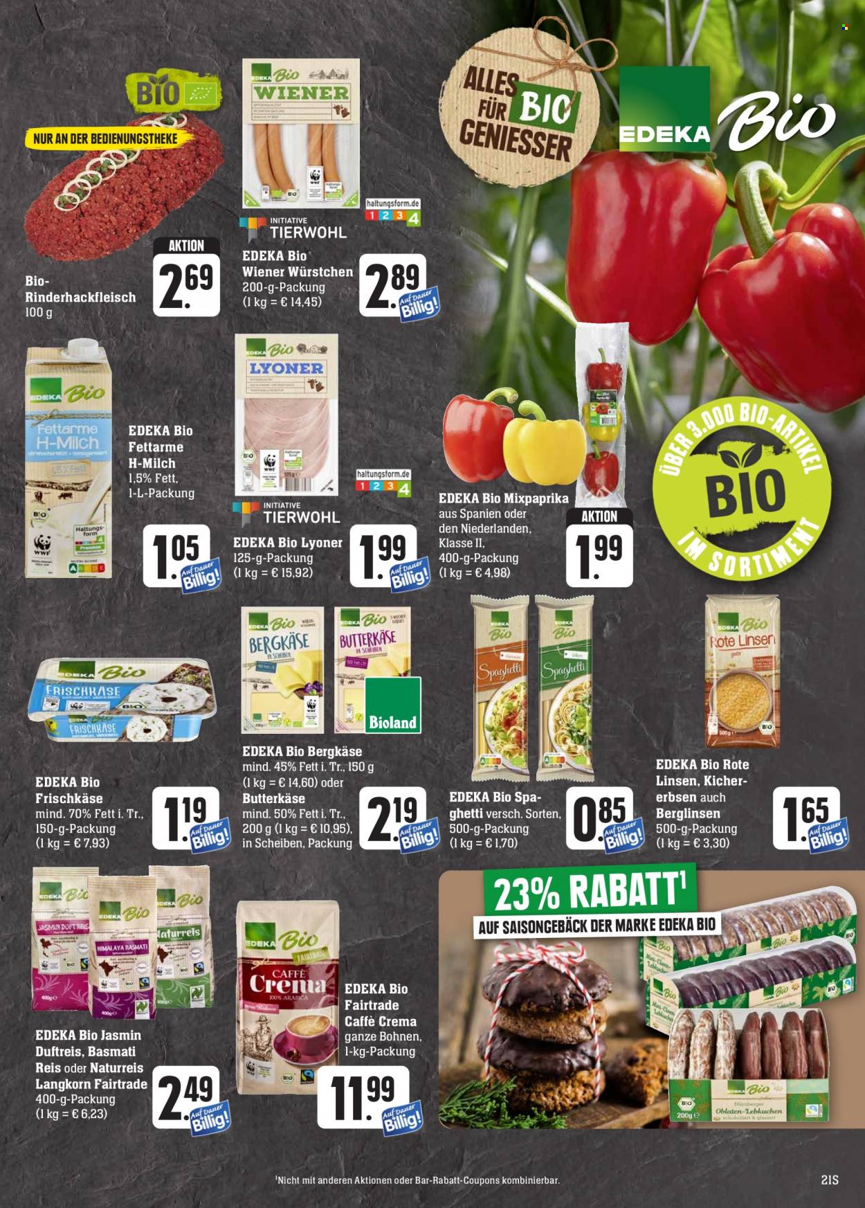 Edeka Prospekte  - 16.10.2023 - 21.10.2023. Seite 21