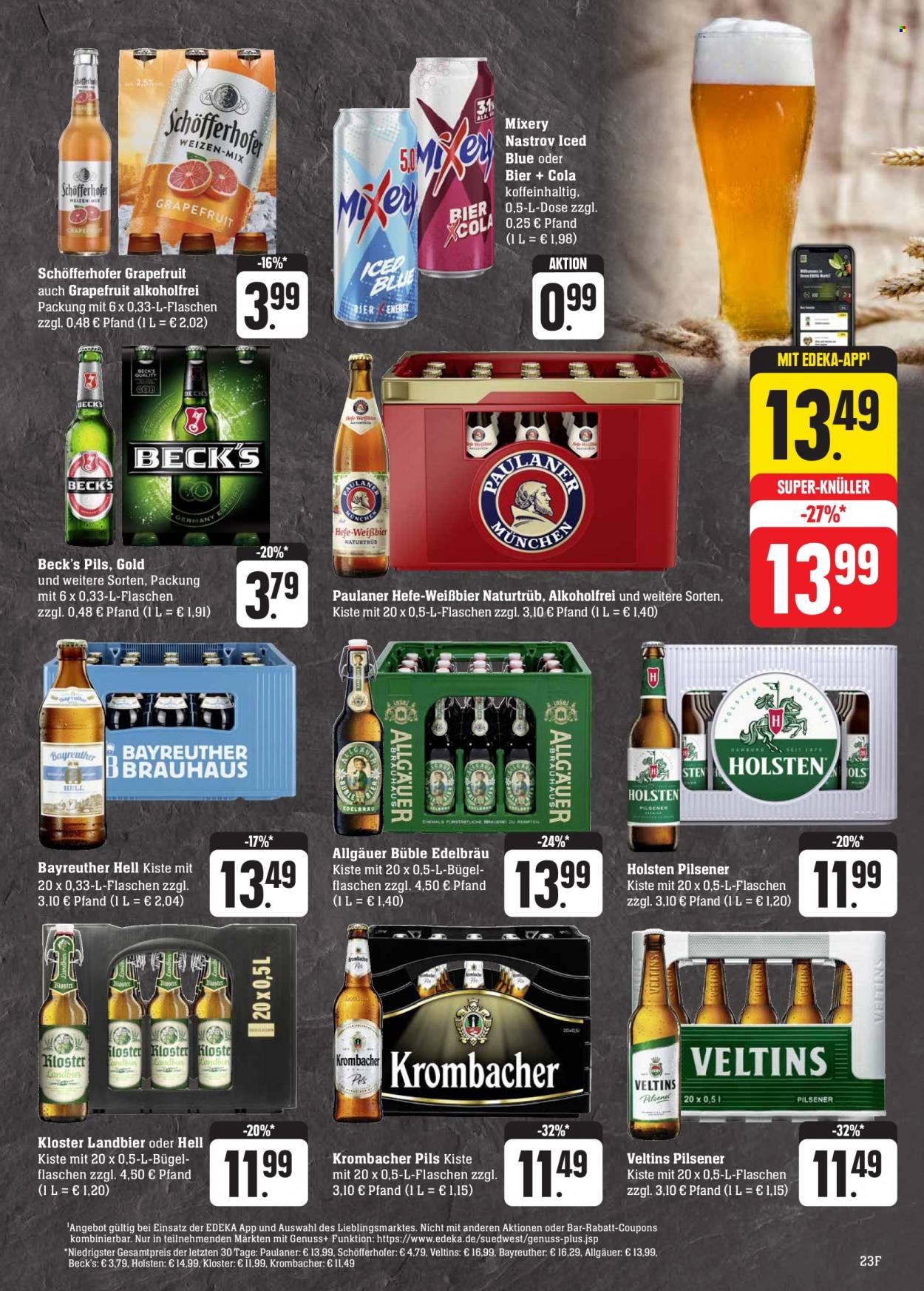 Edeka Prospekte  - 16.10.2023 - 21.10.2023. Seite 23