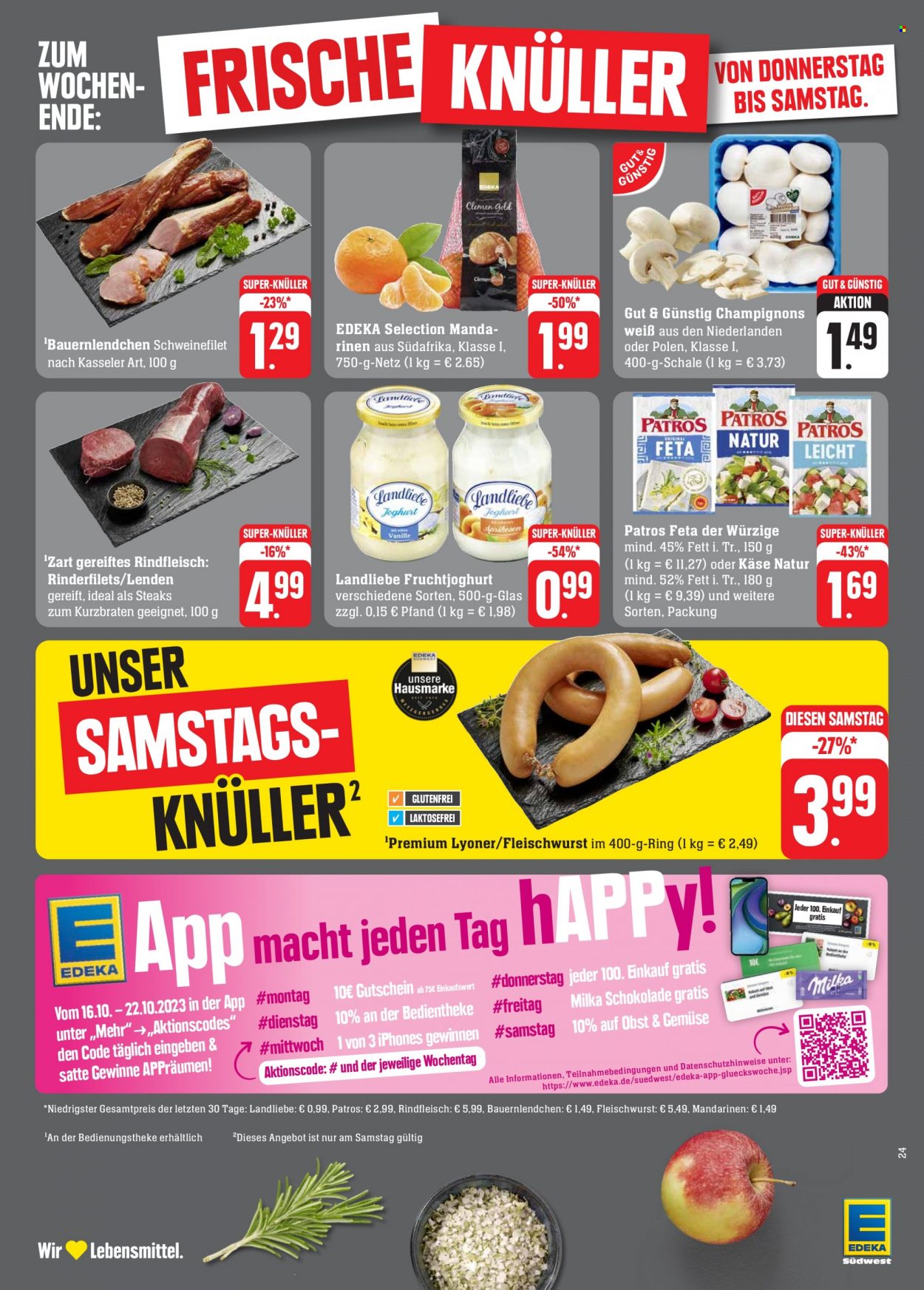 Edeka Prospekte  - 16.10.2023 - 21.10.2023. Seite 26