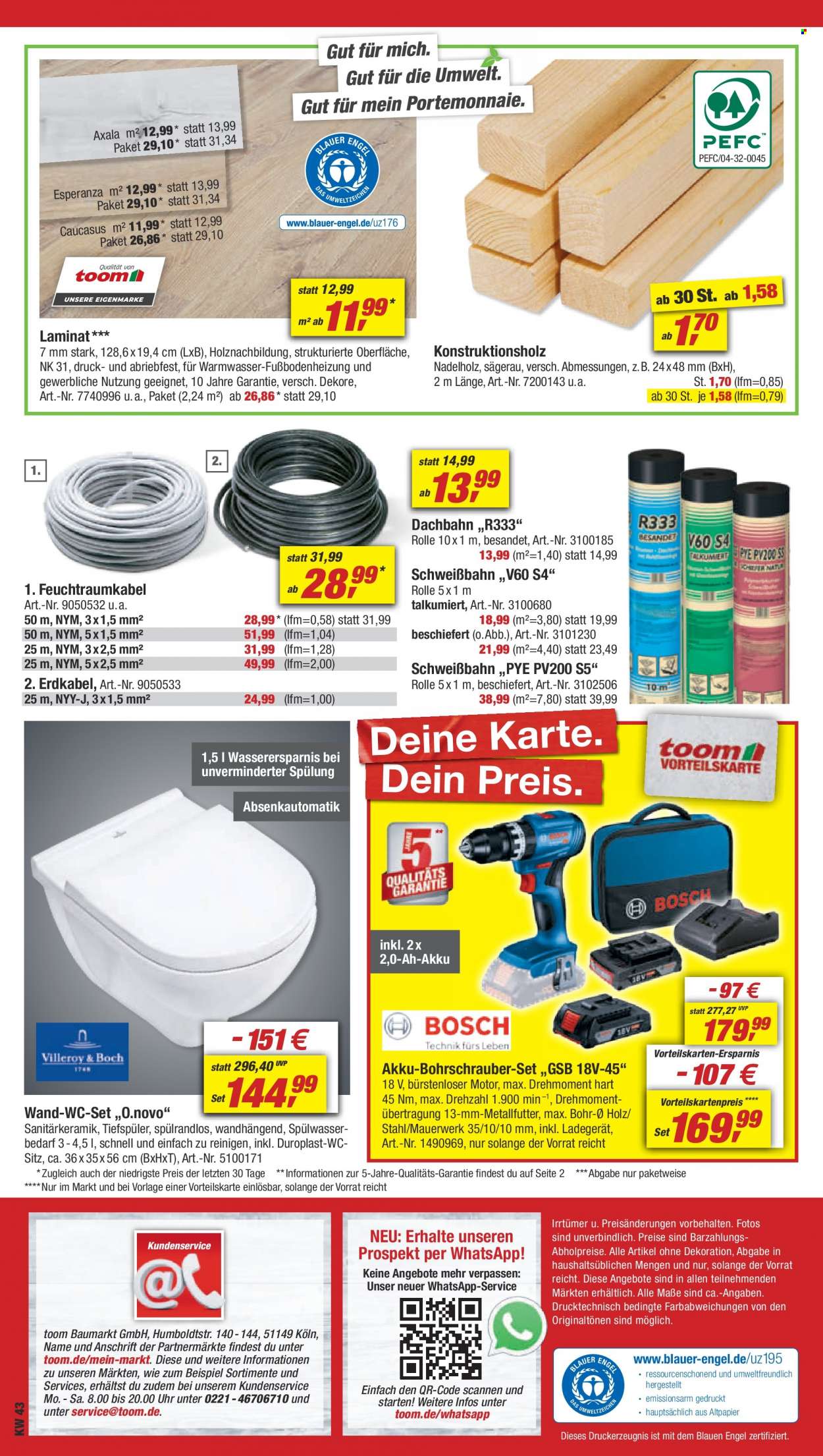 toom Baumarkt Prospekte  - 21.10.2023 - 27.10.2023. Seite 14