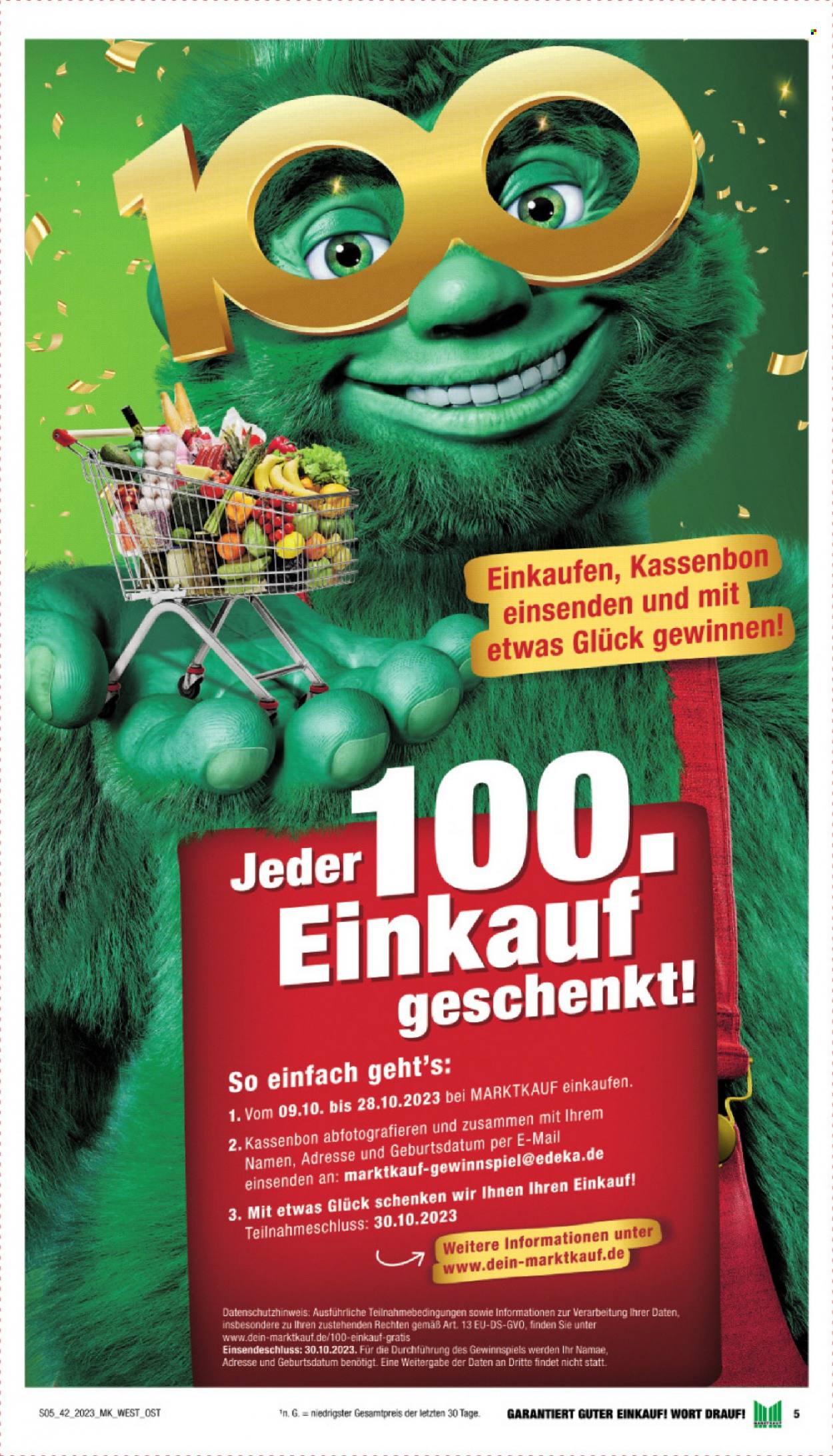 Marktkauf Prospekte  - 16.10.2023 - 21.10.2023. Seite 5