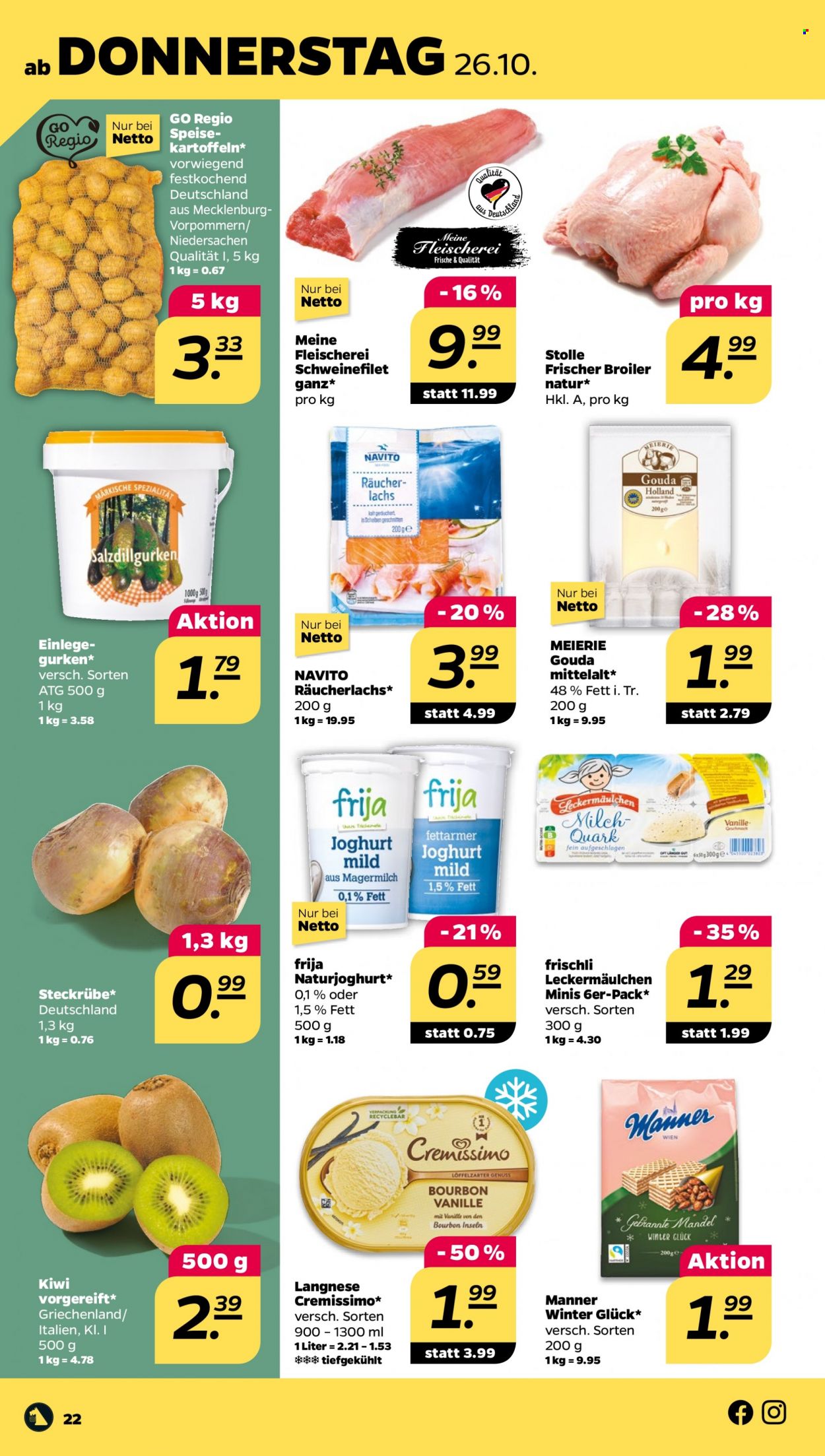 Netto Prospekte  - 23.10.2023 - 28.10.2023. Seite 22