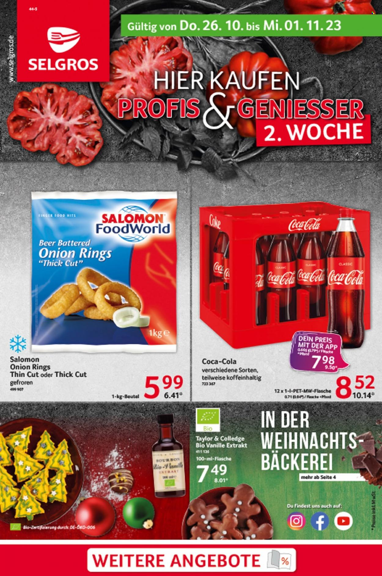 Selgros Prospekte  - 26.10.2023 - 1.11.2023. Seite 1