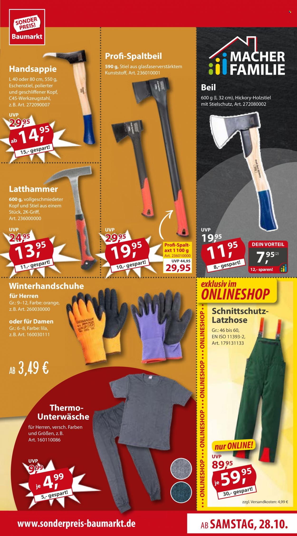 Sonderpreis-Baumarkt Prospekte  - 28.10.2023 - 3.11.2023. Seite 9