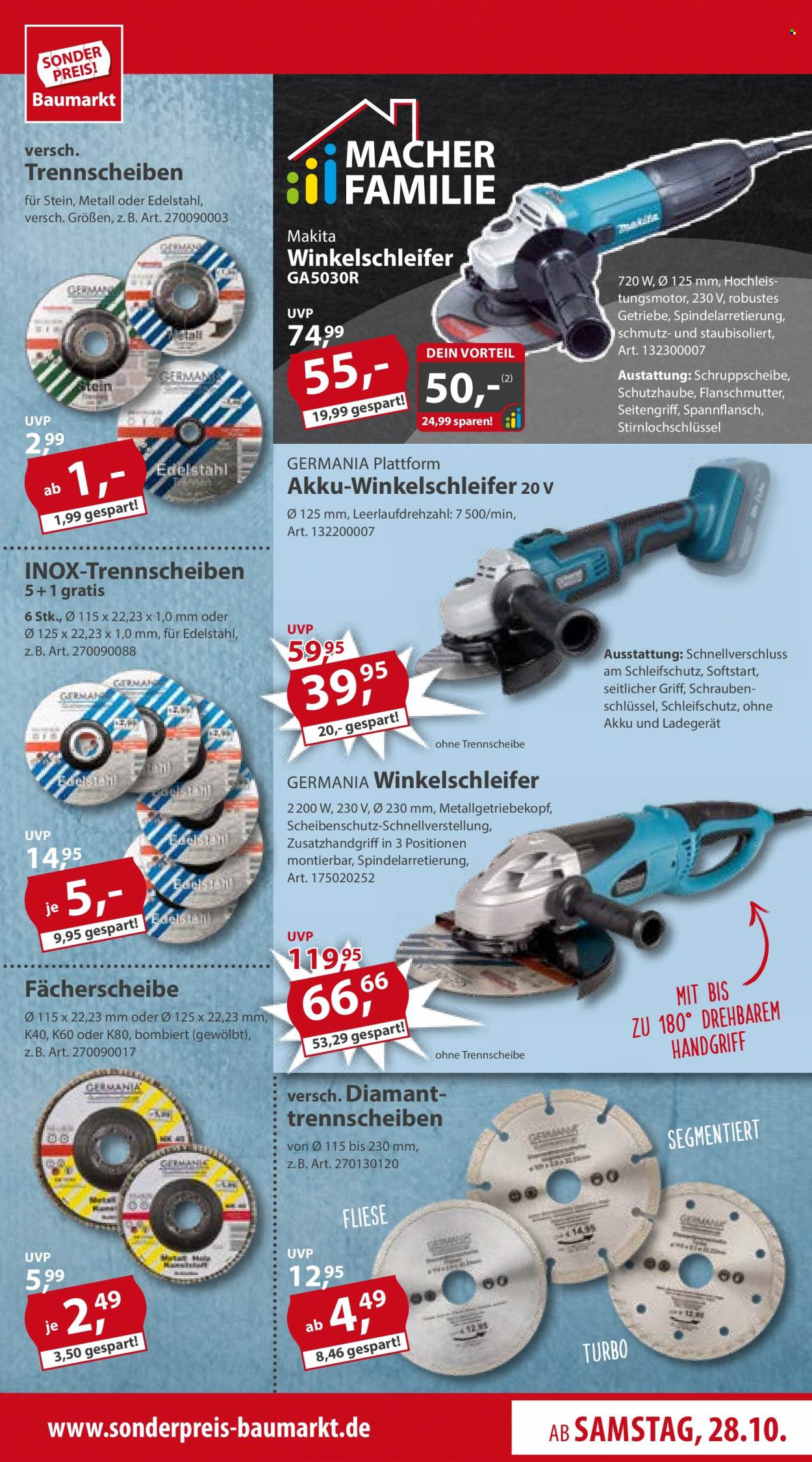 Sonderpreis-Baumarkt Prospekte  - 28.10.2023 - 3.11.2023. Seite 11