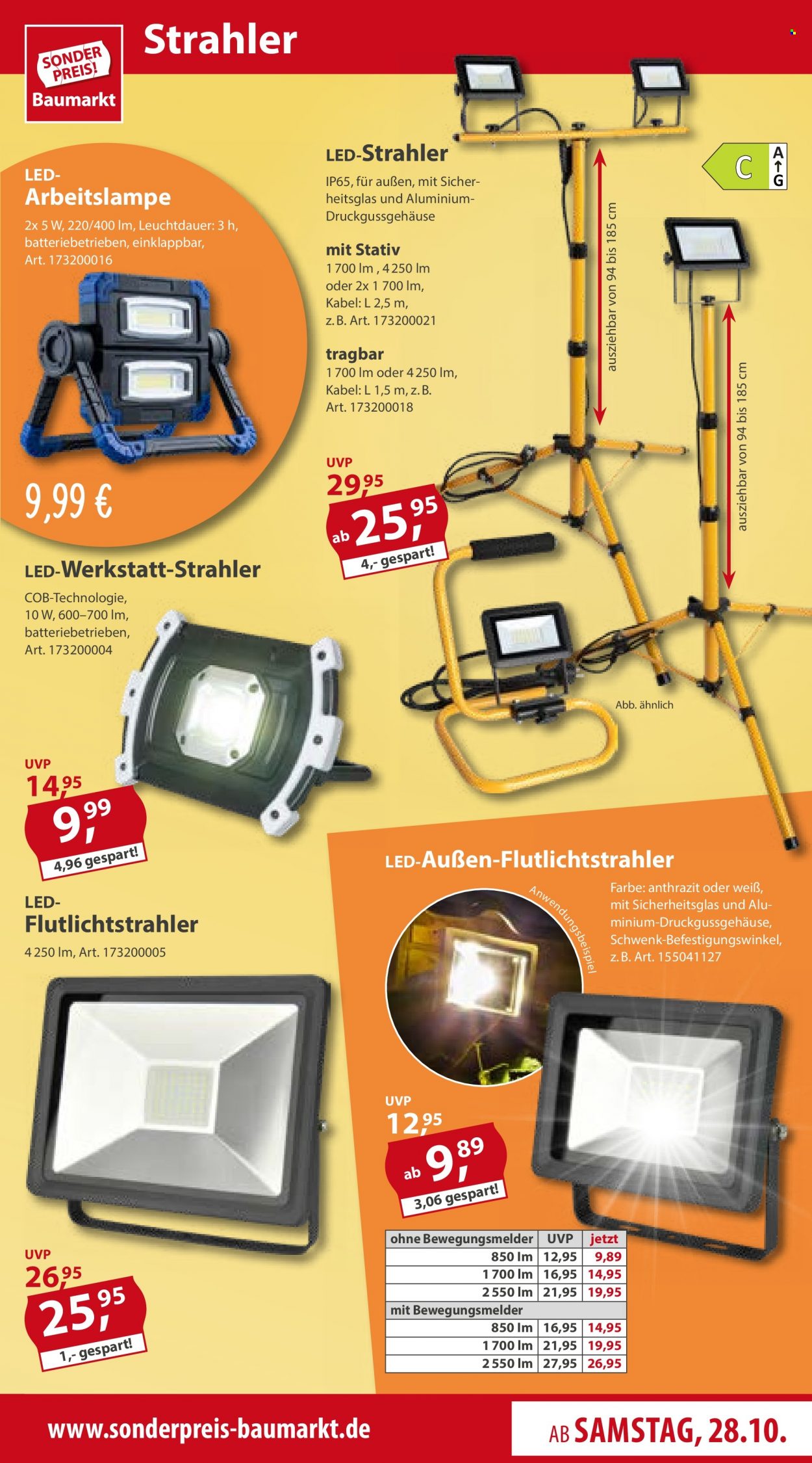 Sonderpreis-Baumarkt Prospekte  - 28.10.2023 - 3.11.2023. Seite 13