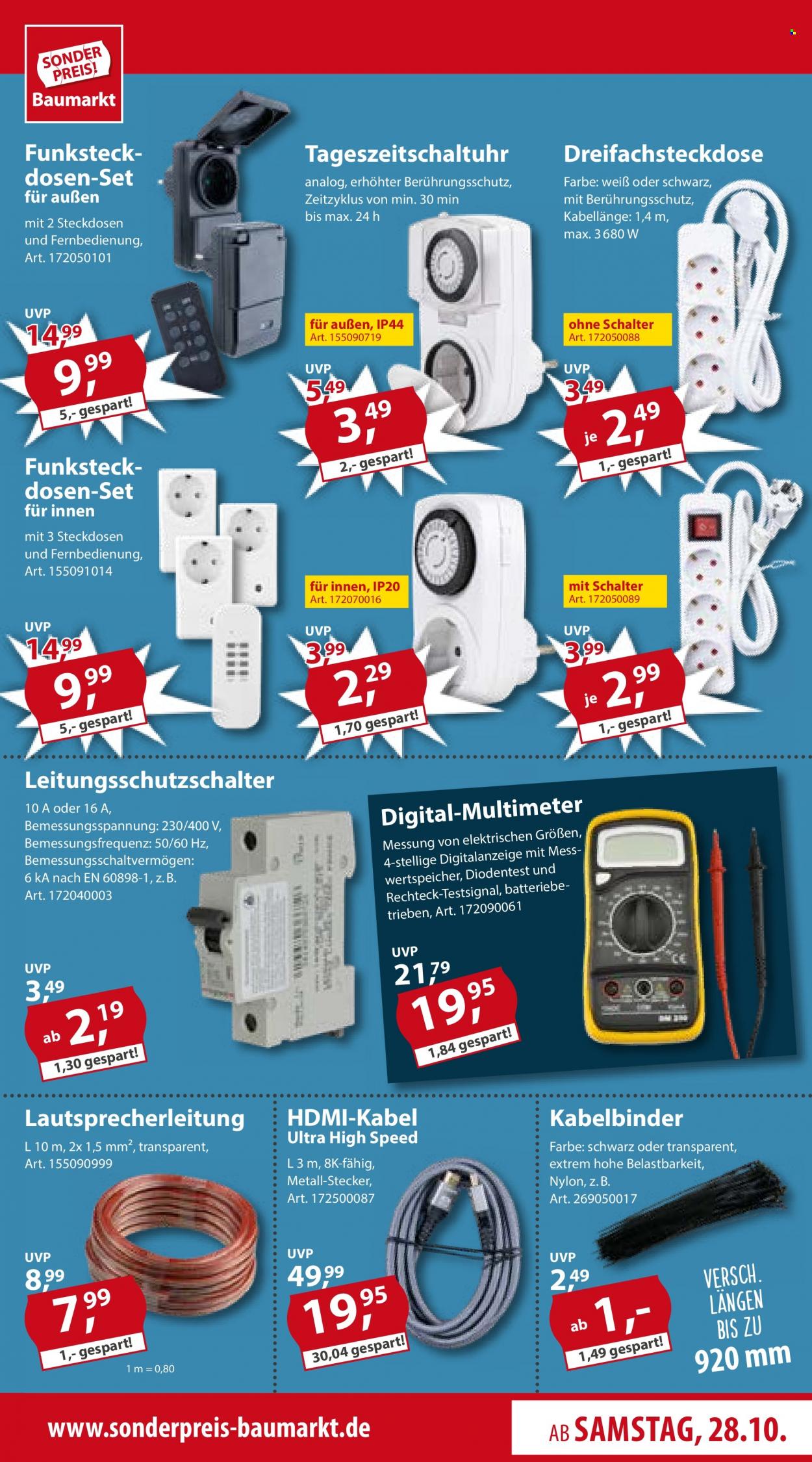 Sonderpreis-Baumarkt Prospekte  - 28.10.2023 - 3.11.2023. Seite 15