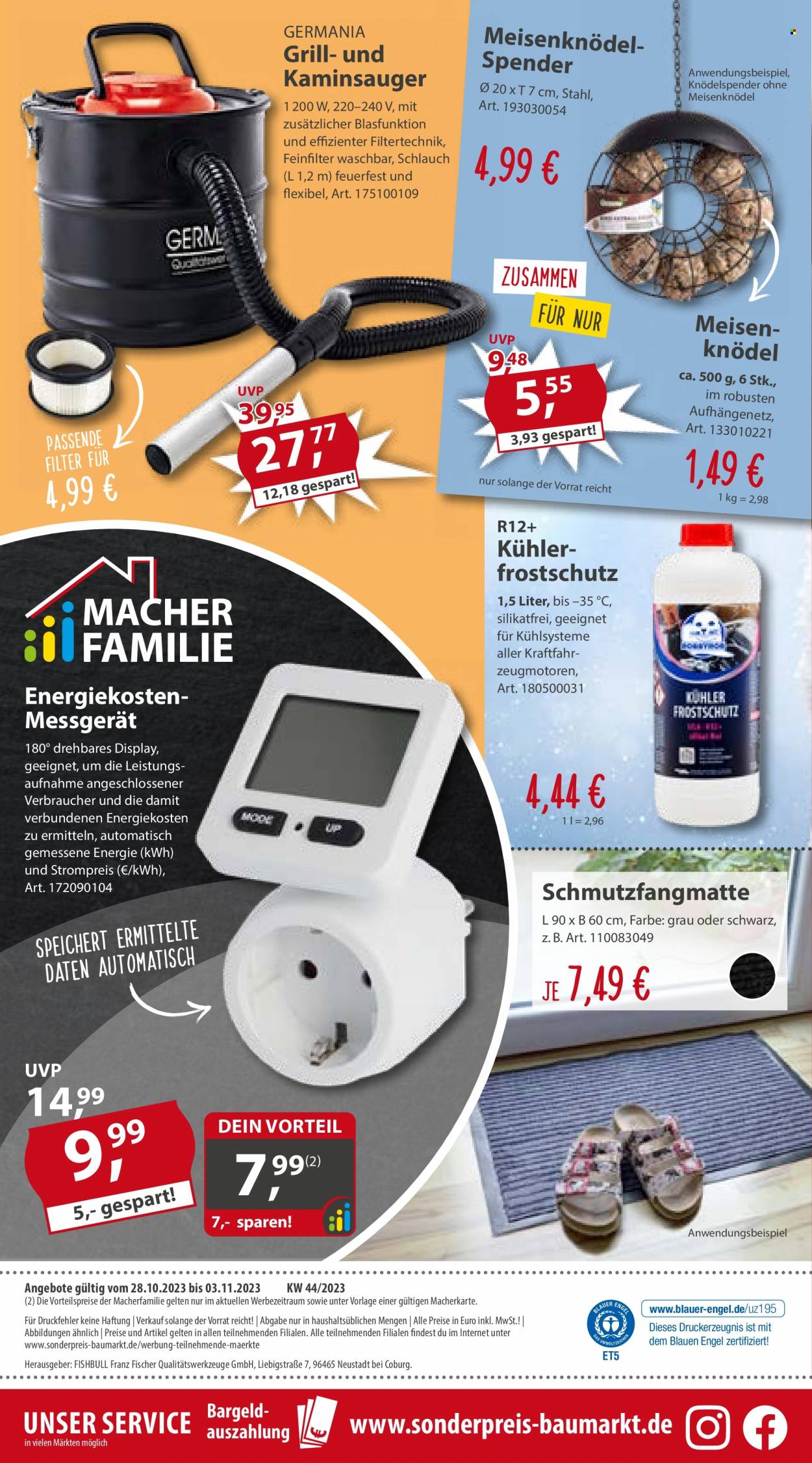 Sonderpreis-Baumarkt Prospekte  - 28.10.2023 - 3.11.2023. Seite 20