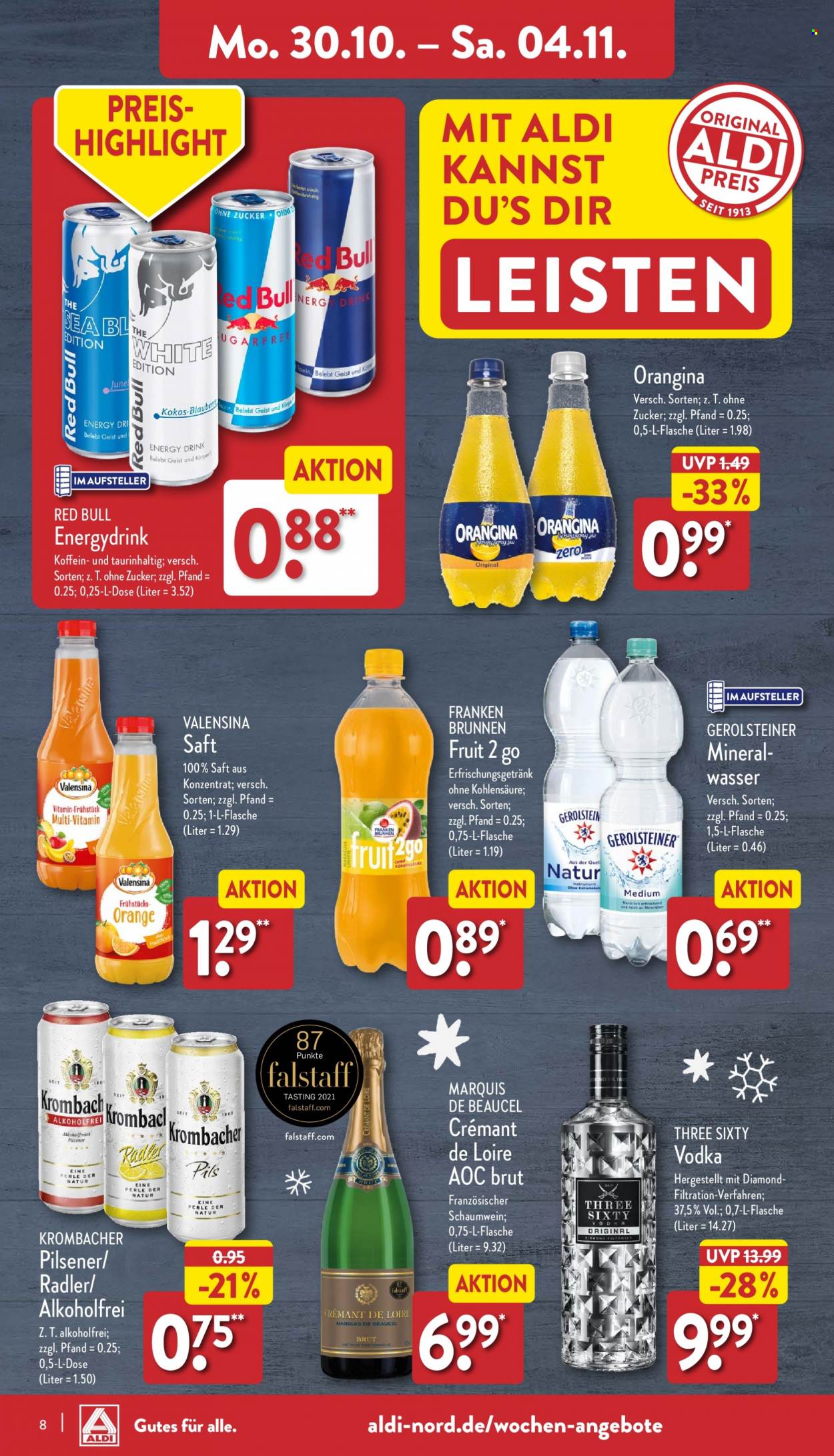 ALDI Nord Prospekte  - 30.10.2023 - 4.11.2023. Seite 8