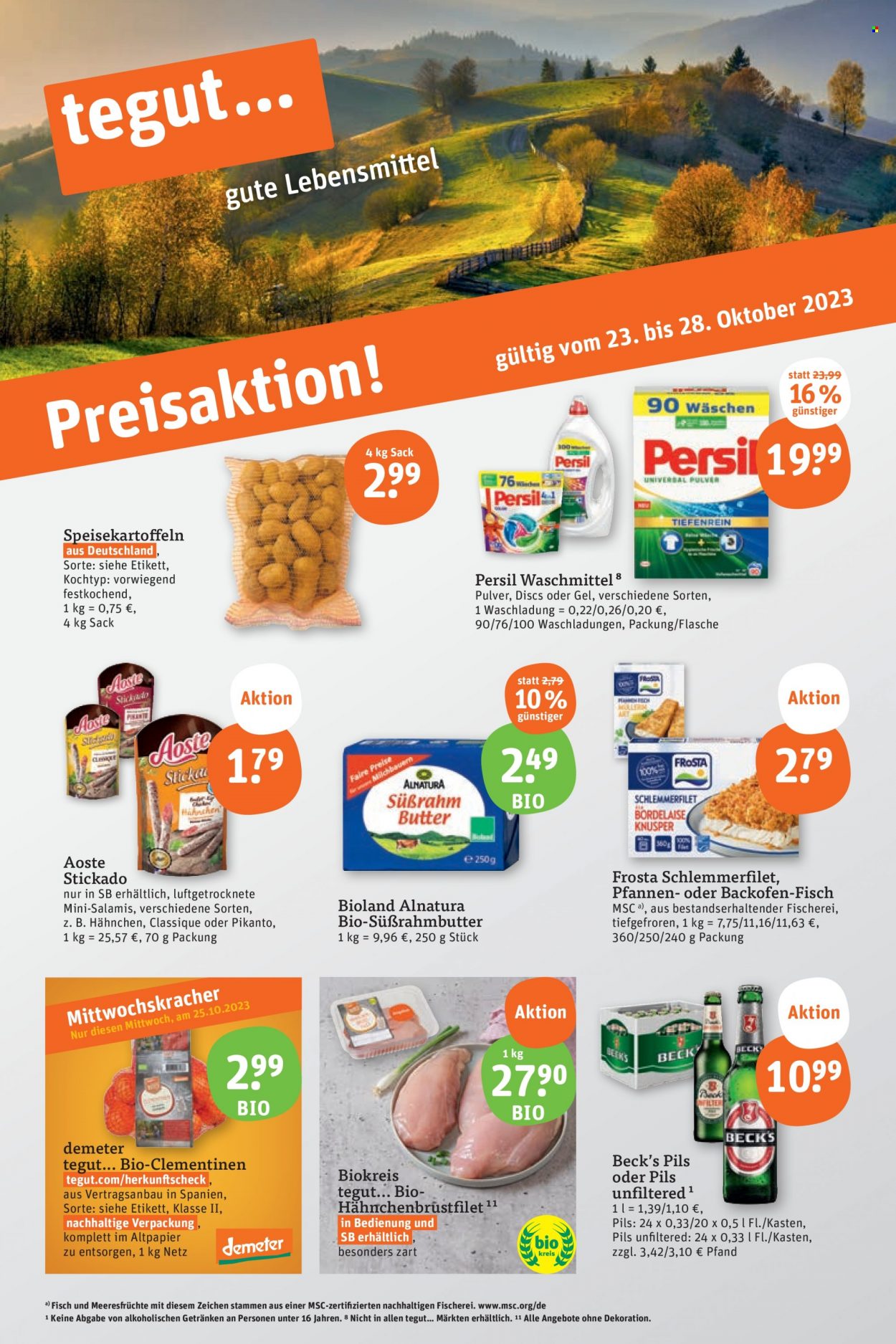 tegut... Prospekte  - 23.10.2023 - 28.10.2023. Seite 3