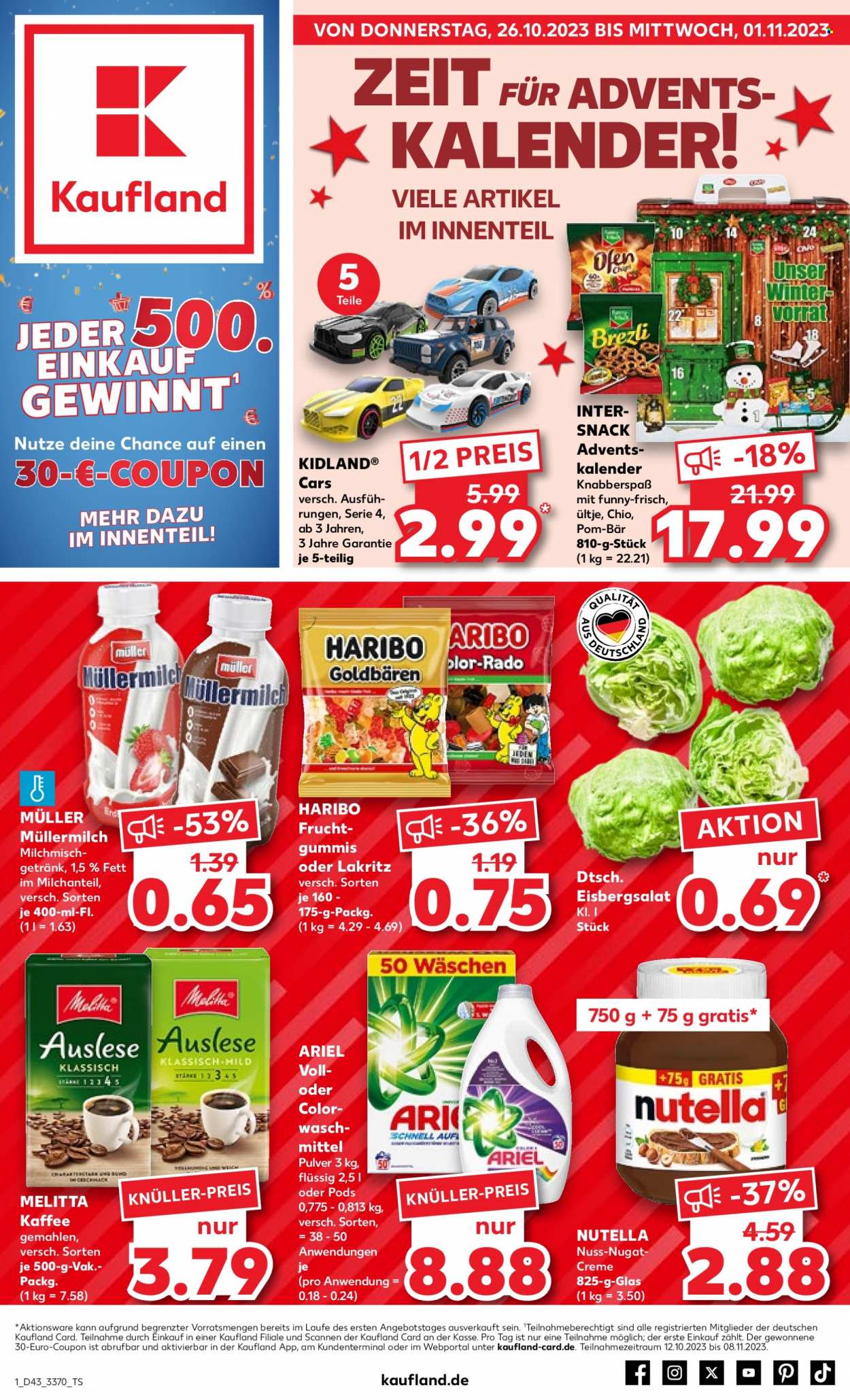 Kaufland Prospekte  - 26.10.2023 - 1.11.2023. Seite 1