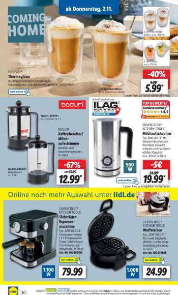 thumbnail - BODUM Kaffee ­bereiter/­ Milch- aufschäumer Behälter spül- maschinengeeignet. Je Stück