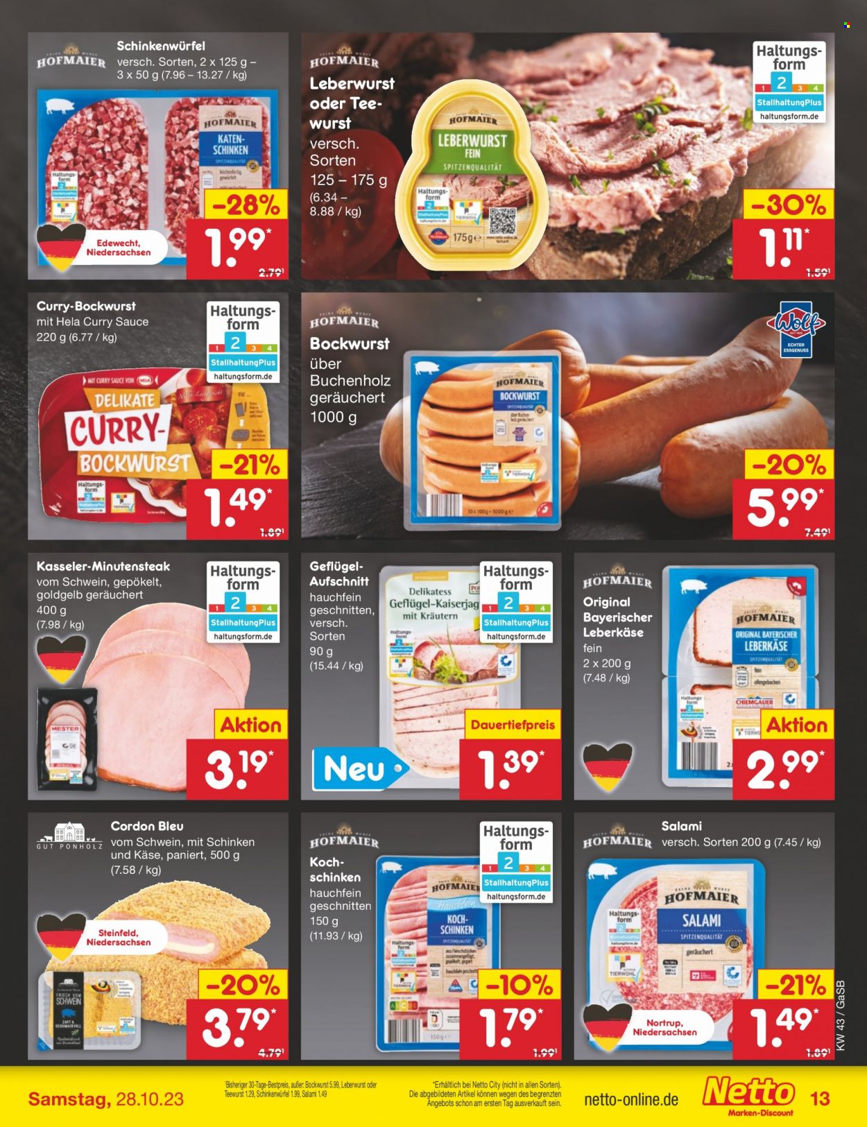 Netto Marken-Discount Prospekte  - 23.10.2023 - 28.10.2023. Seite 13