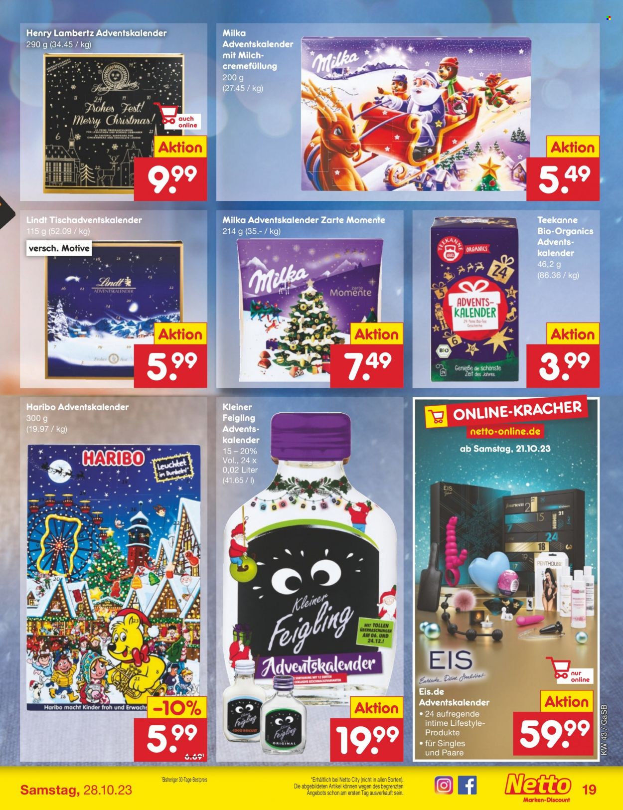 Netto Marken-Discount Prospekte  - 23.10.2023 - 28.10.2023. Seite 19
