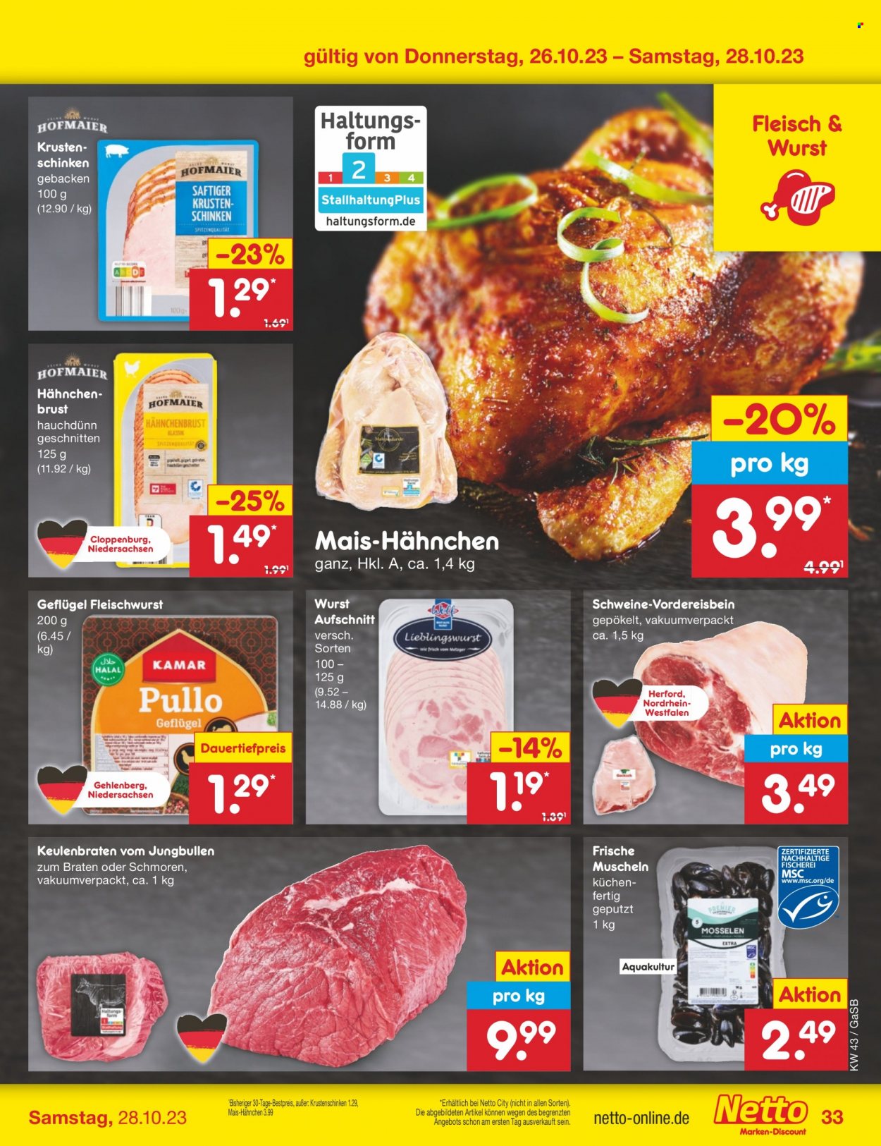 Netto Marken-Discount Prospekte  - 23.10.2023 - 28.10.2023. Seite 35
