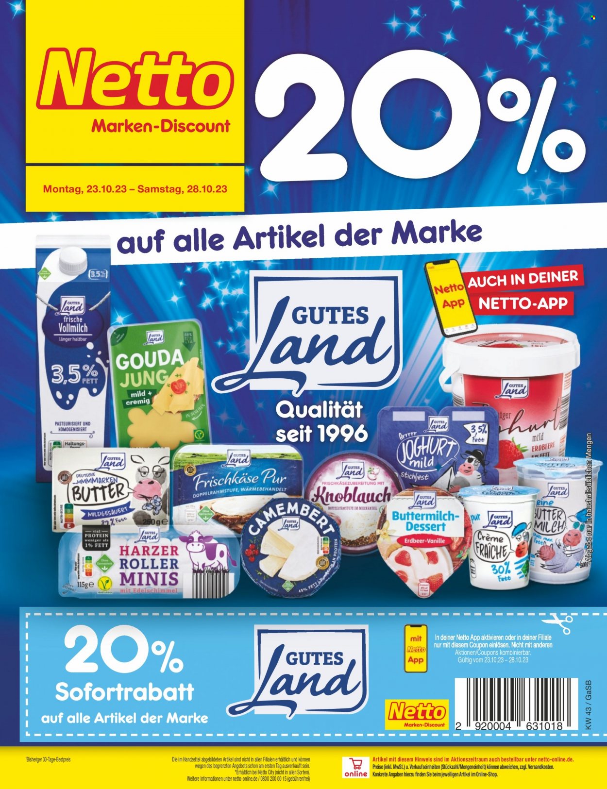 Netto Marken-Discount Prospekte  - 23.10.2023 - 28.10.2023. Seite 45