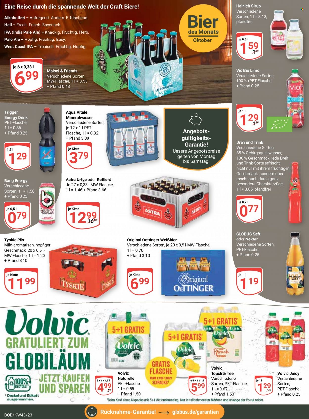 Globus Prospekte  - 23.10.2023 - 28.10.2023. Seite 19