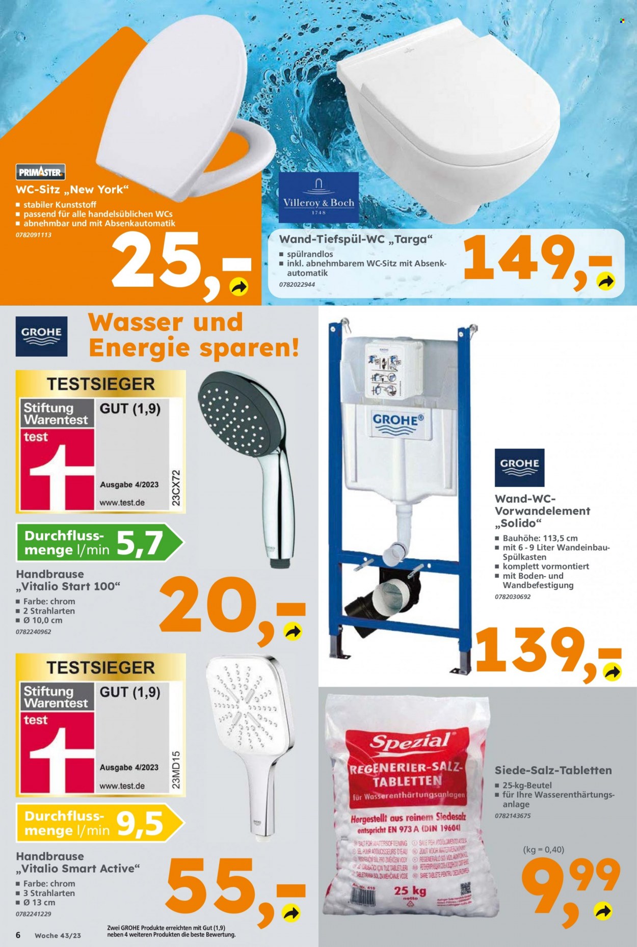 Globus Baumarkt Prospekte  - 23.10.2023 - 28.10.2023. Seite 6