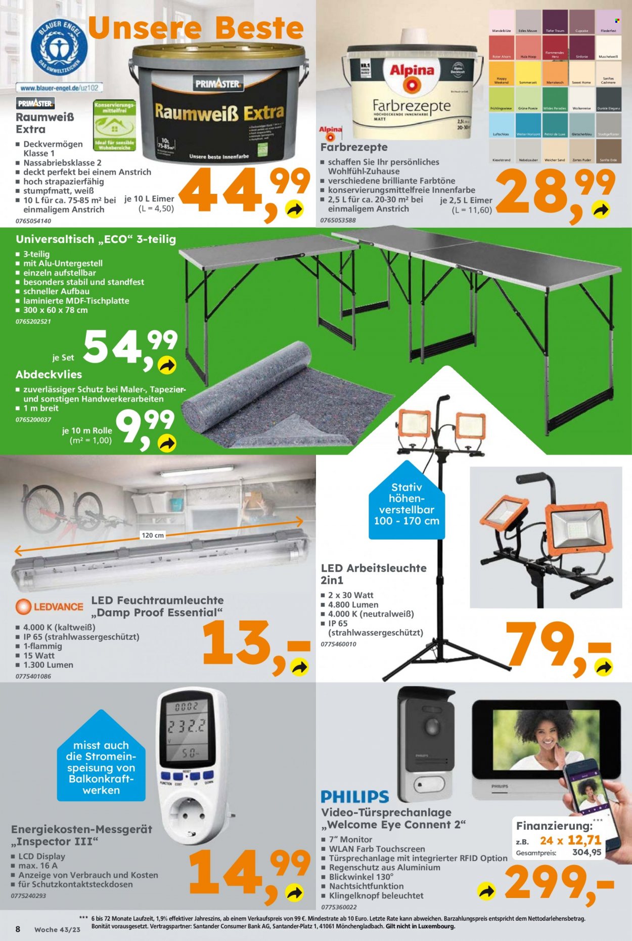 Globus Baumarkt Prospekte  - 23.10.2023 - 28.10.2023. Seite 8