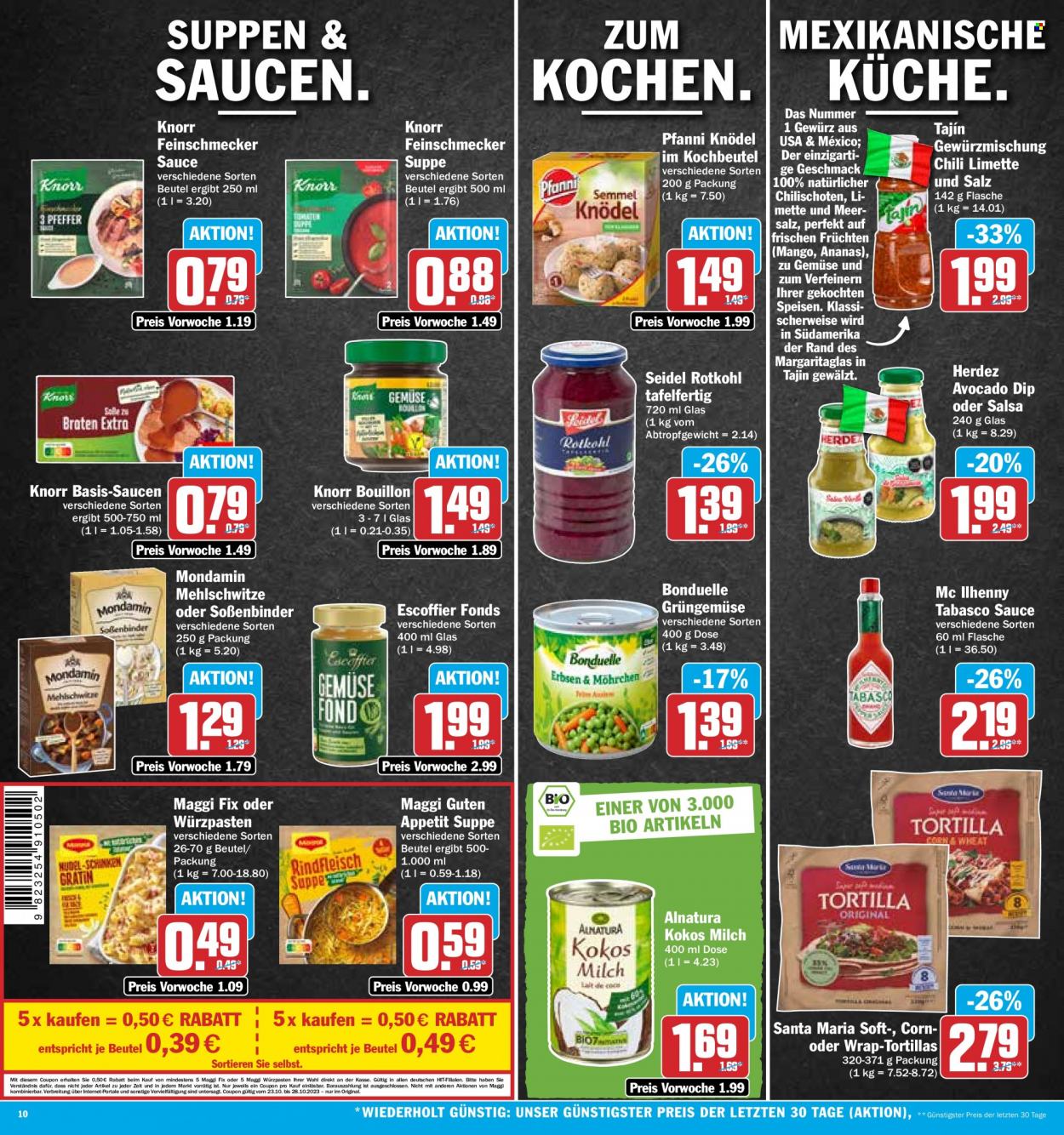 Hit Prospekte  - 23.10.2023 - 28.10.2023. Seite 10